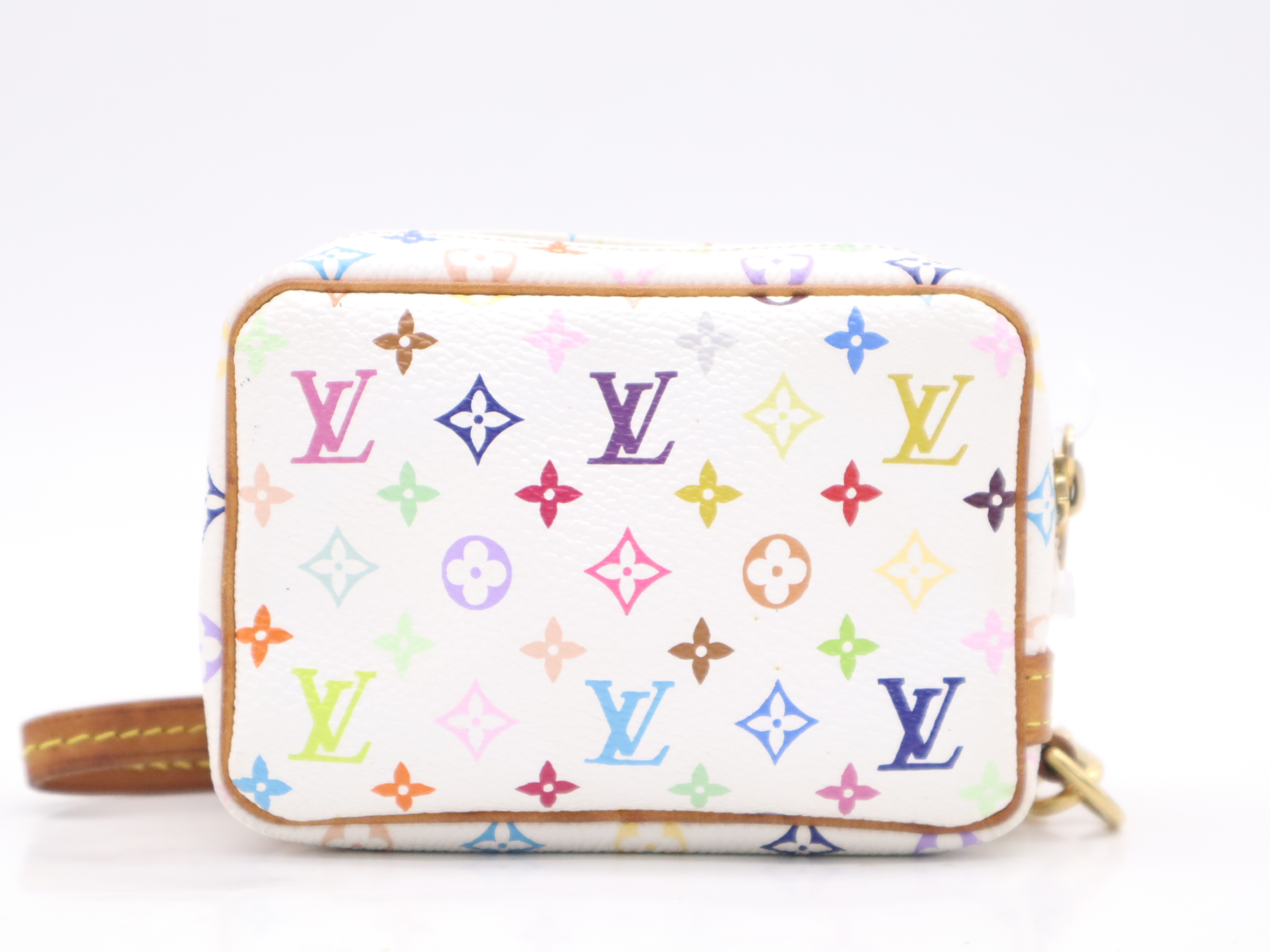 M58033 Multicolor Pochette Wapity Blanc with Strap and Dust Bag — view 2