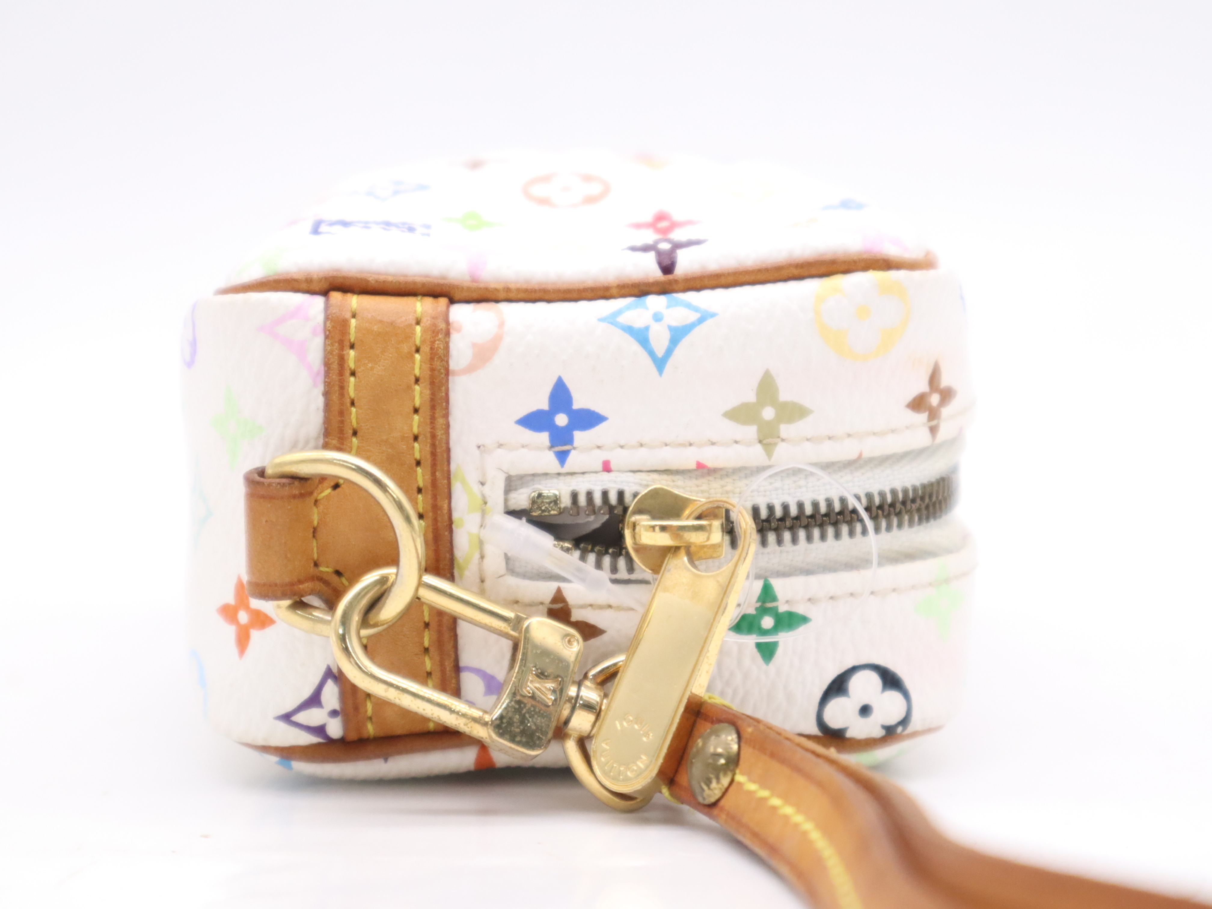 M58033 Multicolor Pochette Wapity Blanc with Strap and Dust Bag — view 5