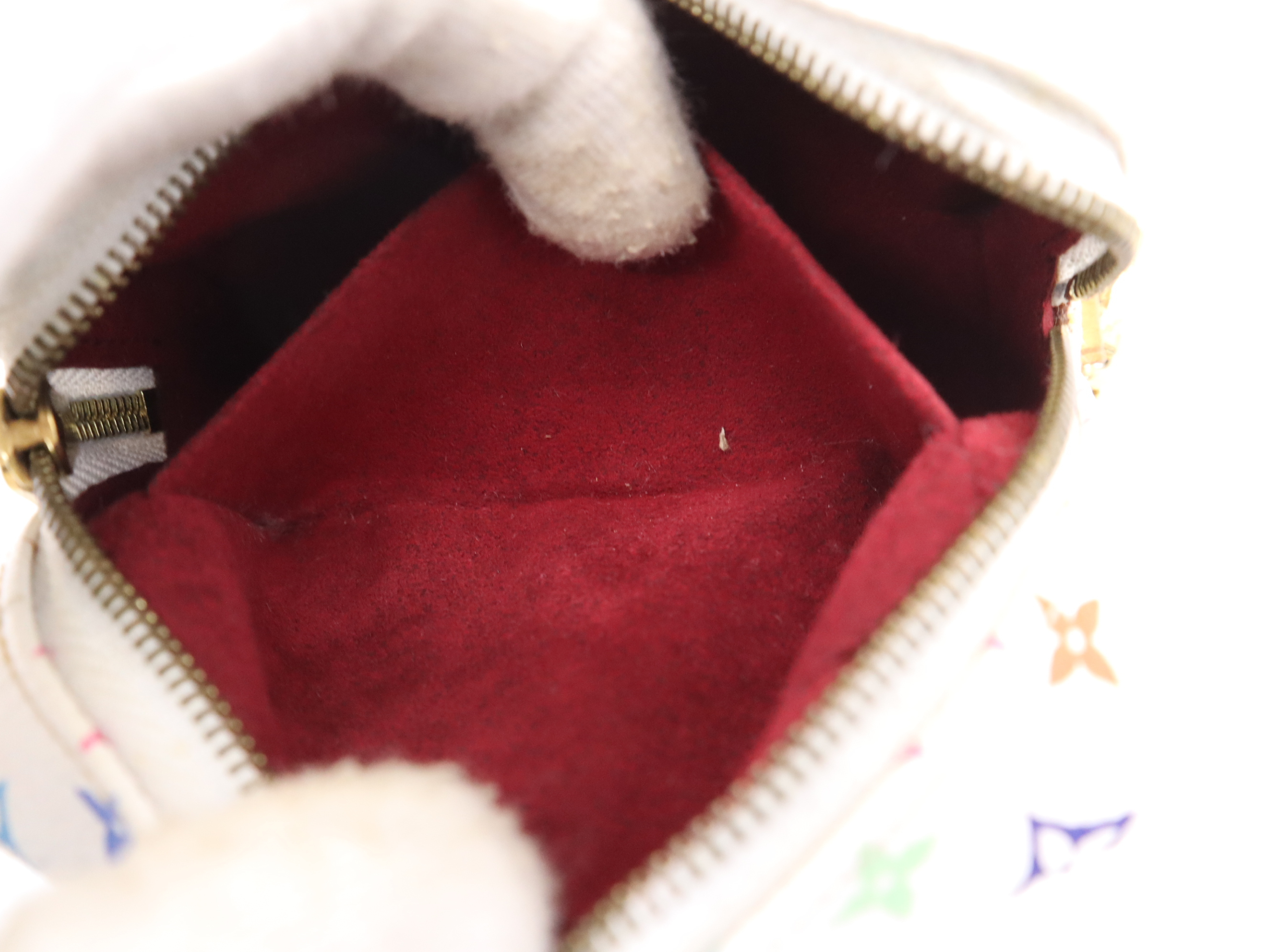 M58033 Multicolor Pochette Wapity Blanc with Strap and Dust Bag — view 10