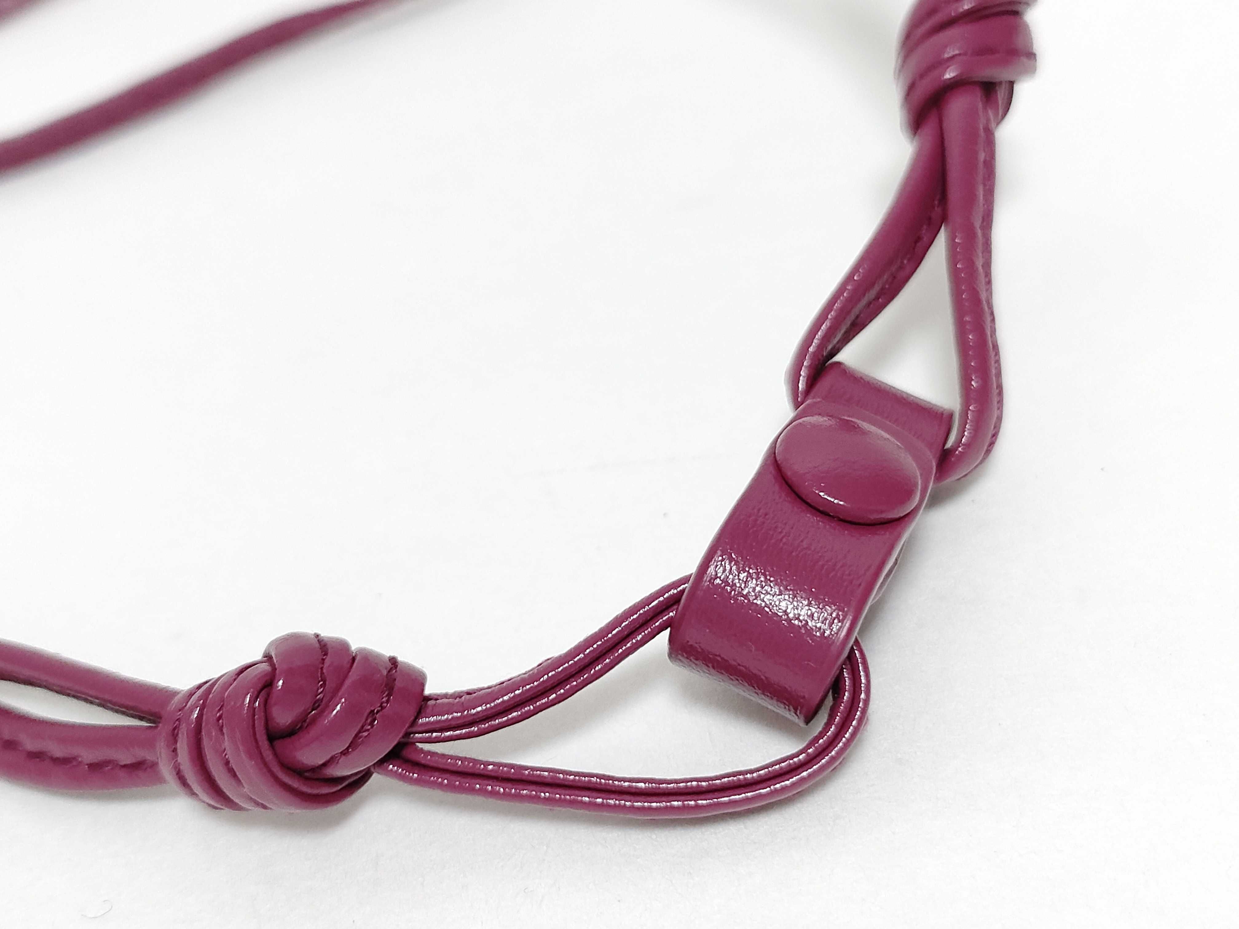 Intrecciato Bottega Veneta Intrecciato Dust Bag Leather Shoulder Bag Purple Shoulder Bag — view 4