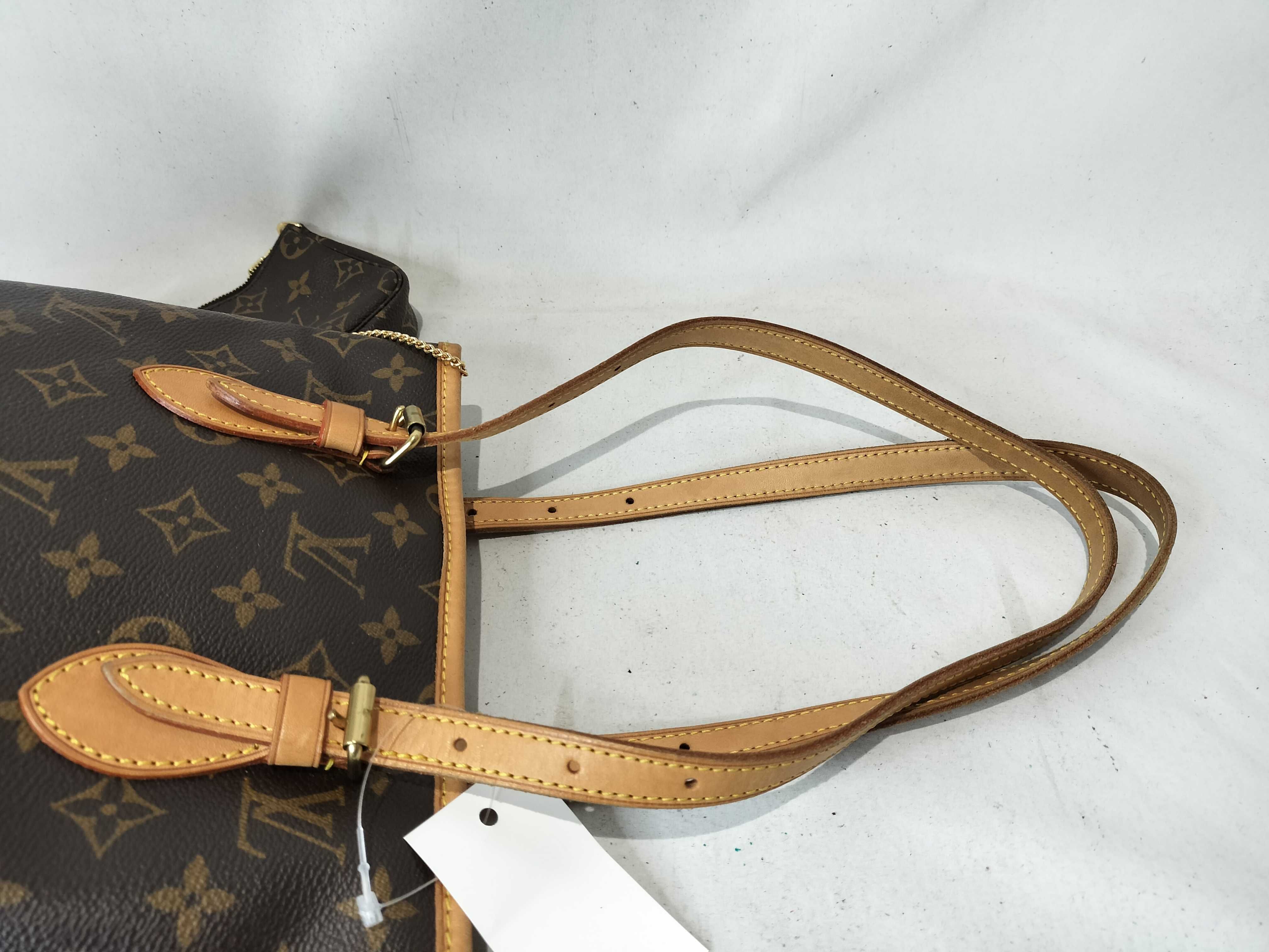 Monogram Bucket PM Handbag with Pouch — view 3