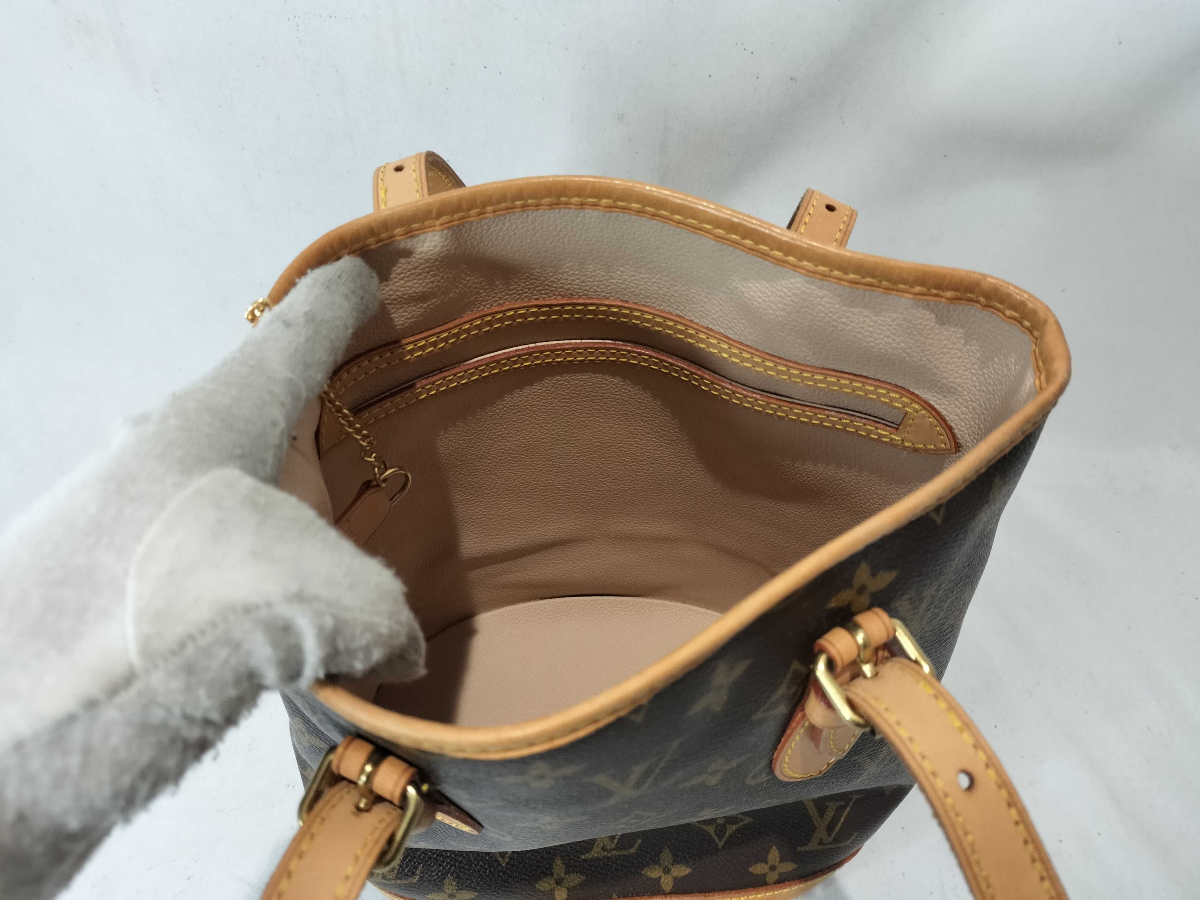 Monogram Bucket PM Handbag with Pouch — view 8