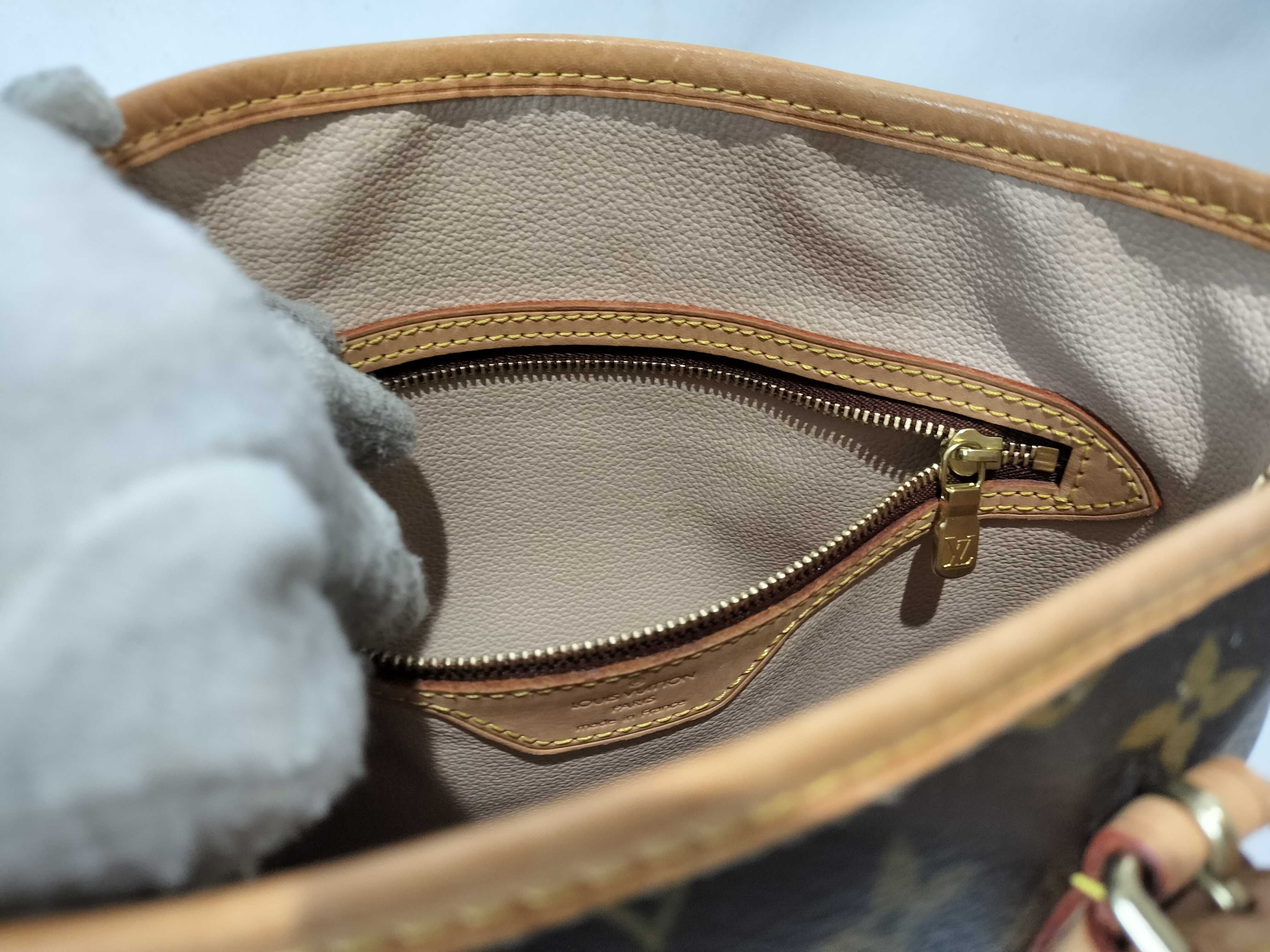 Monogram Bucket PM Handbag with Pouch — view 9