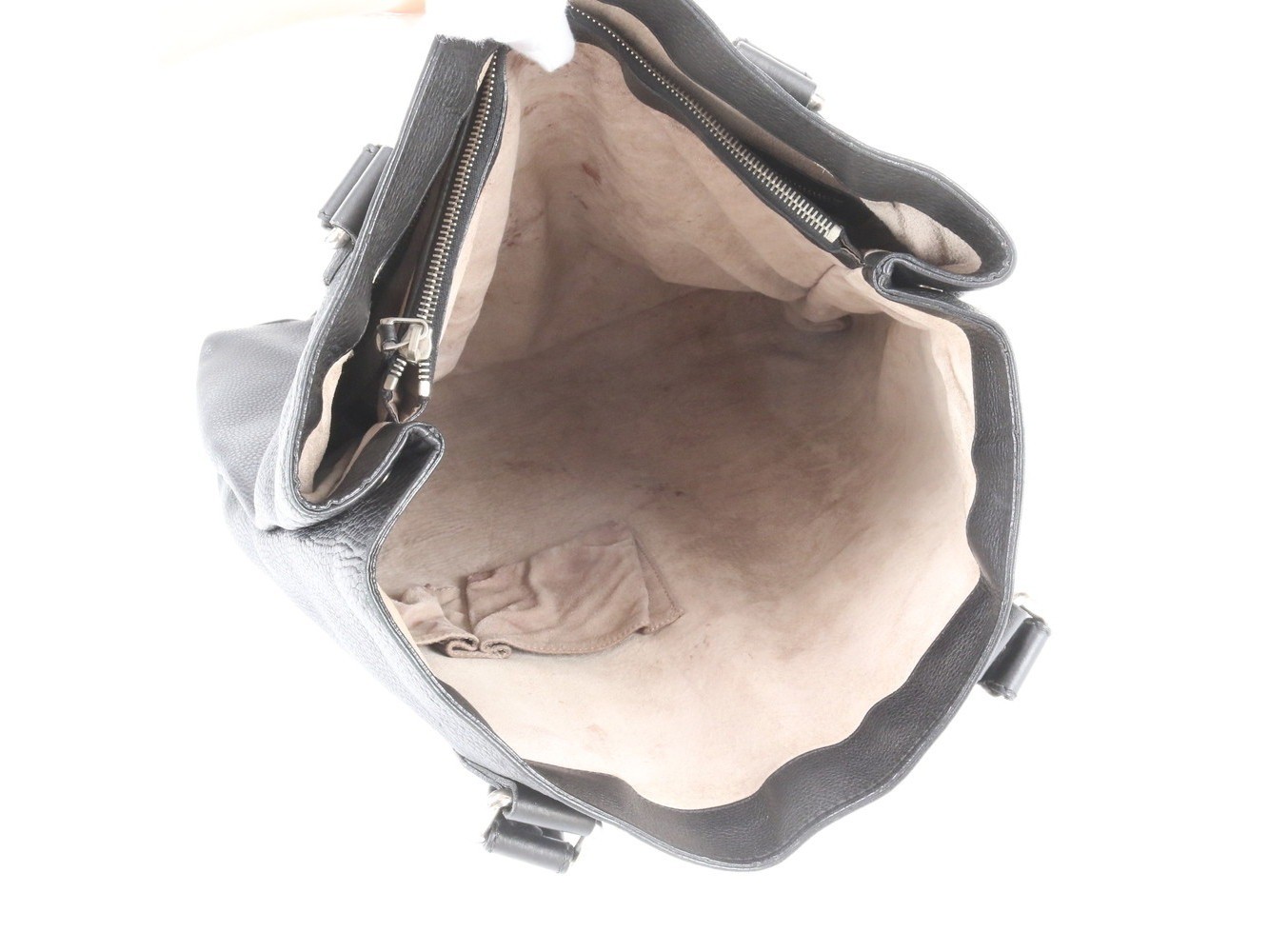 Leather tote bag, shoulder bag, business bag, for commuting, document bag. — view 7