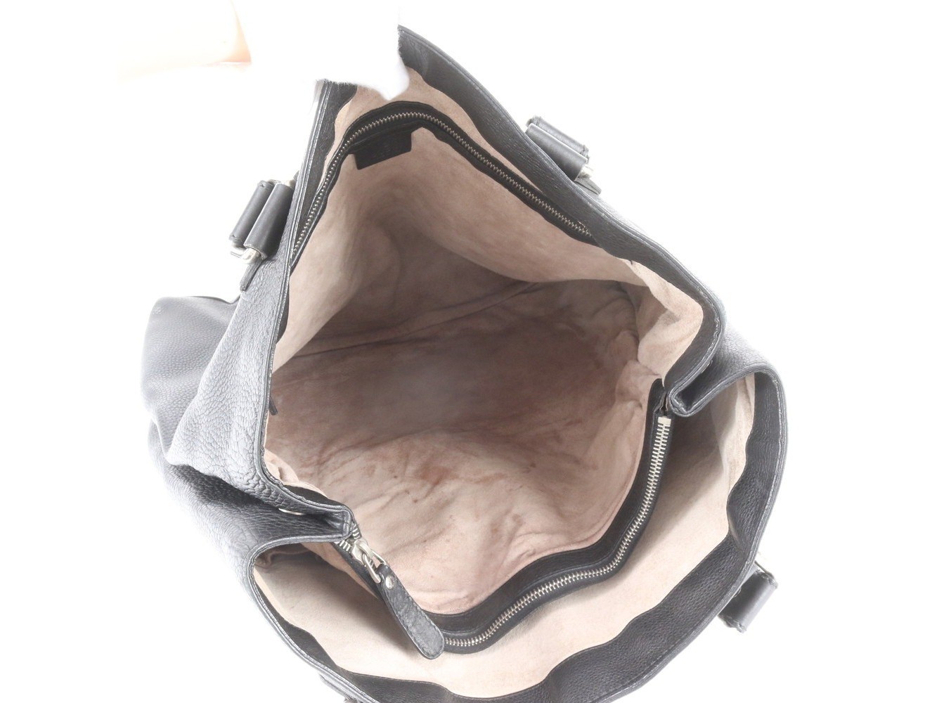 Leather tote bag, shoulder bag, business bag, for commuting, document bag. — view 8