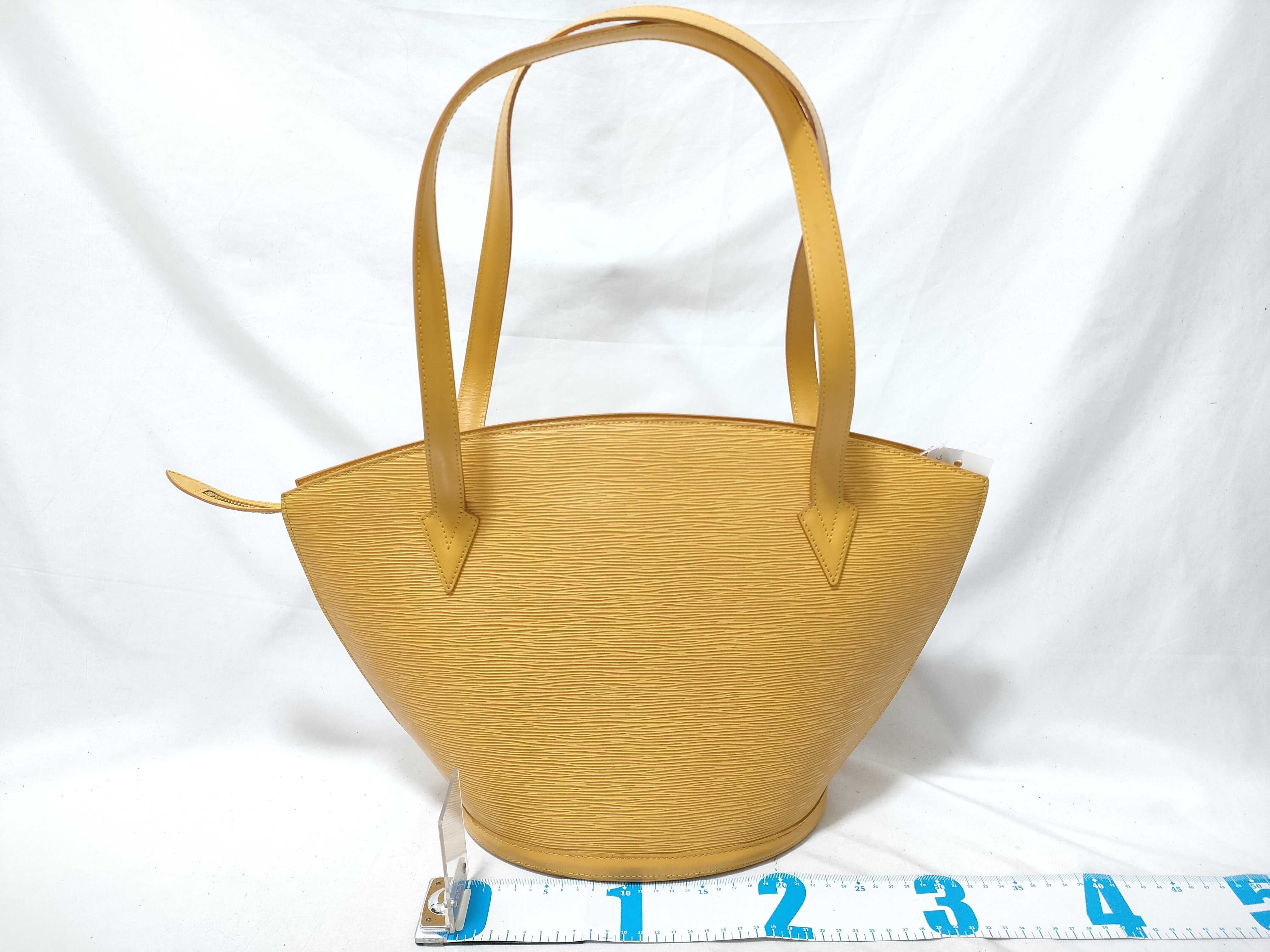 Epi Saint Jacques Yellow Handbag — view 2