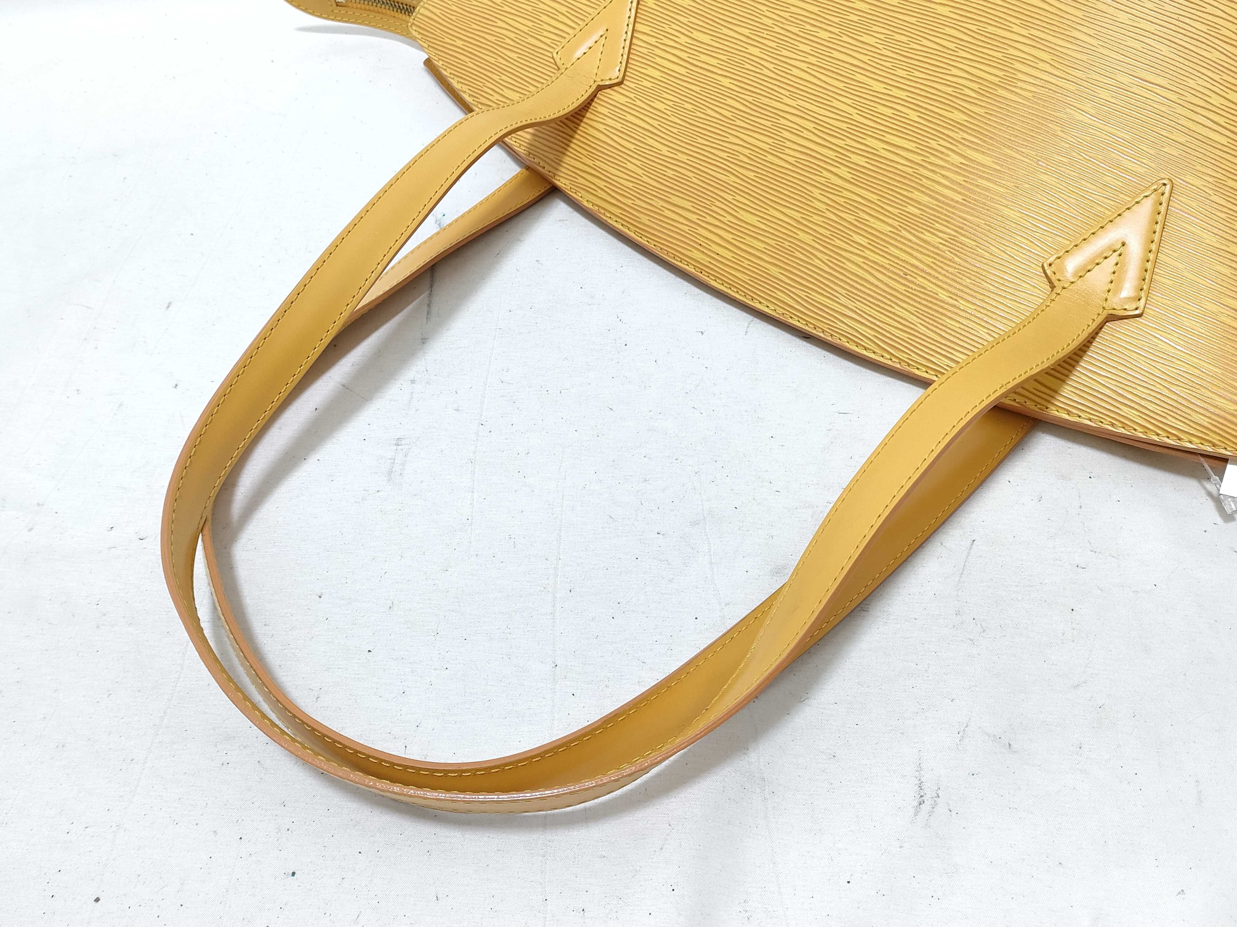 Epi Saint Jacques Yellow Handbag — view 3