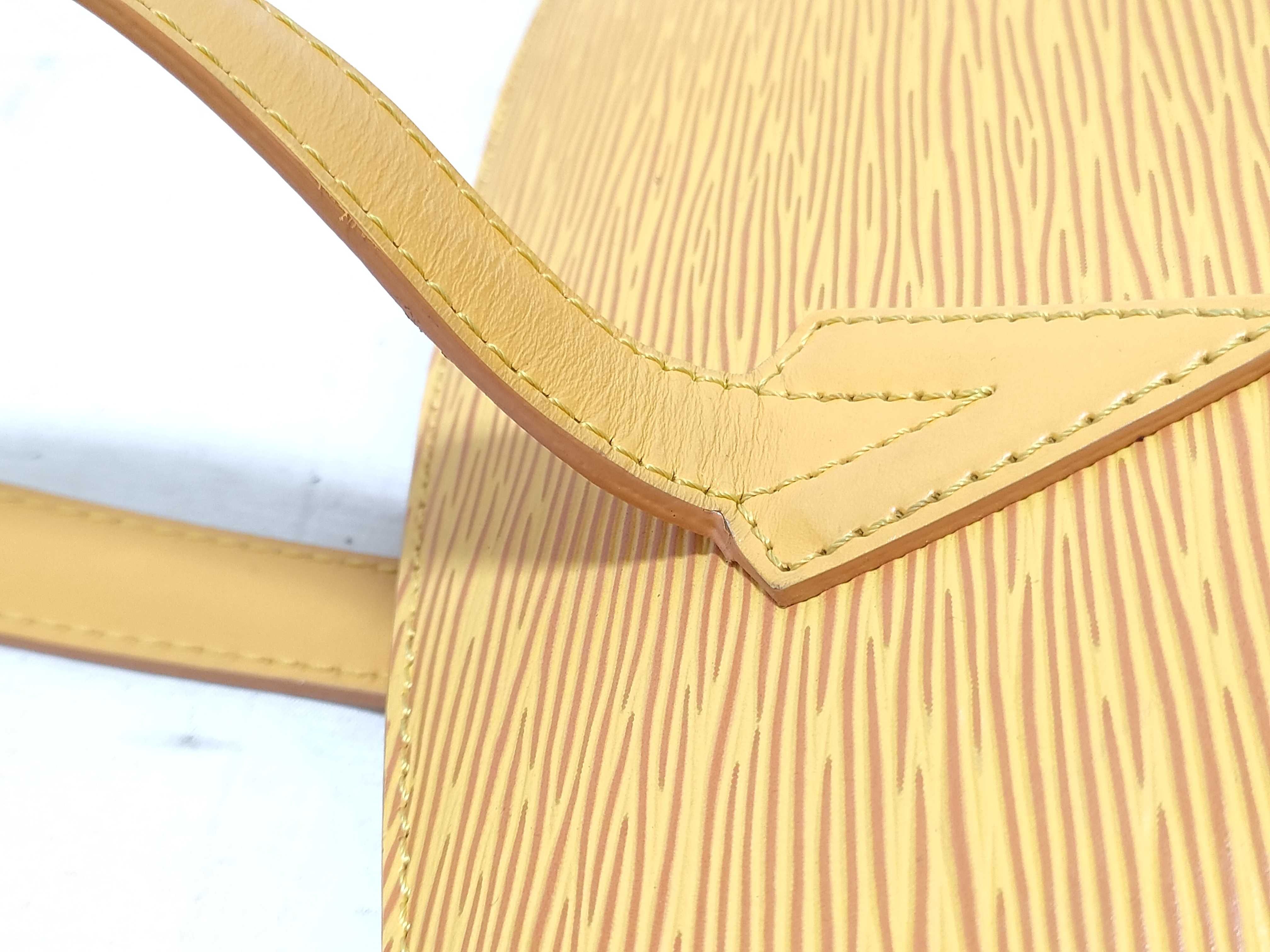 Epi Saint Jacques Yellow Handbag — view 5