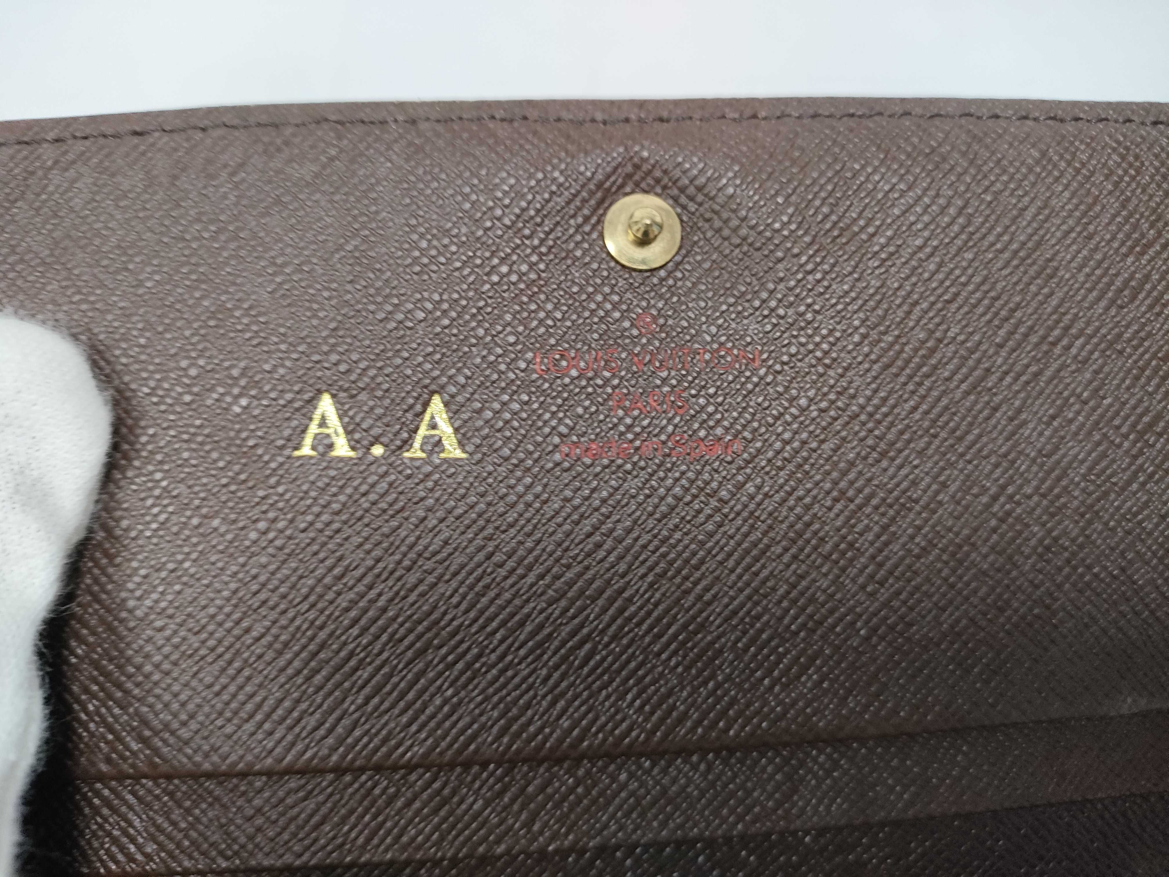 Damier LV Damier Portemonnaie Bietrezor N61730 CA0025 Initial Wallet — view 10