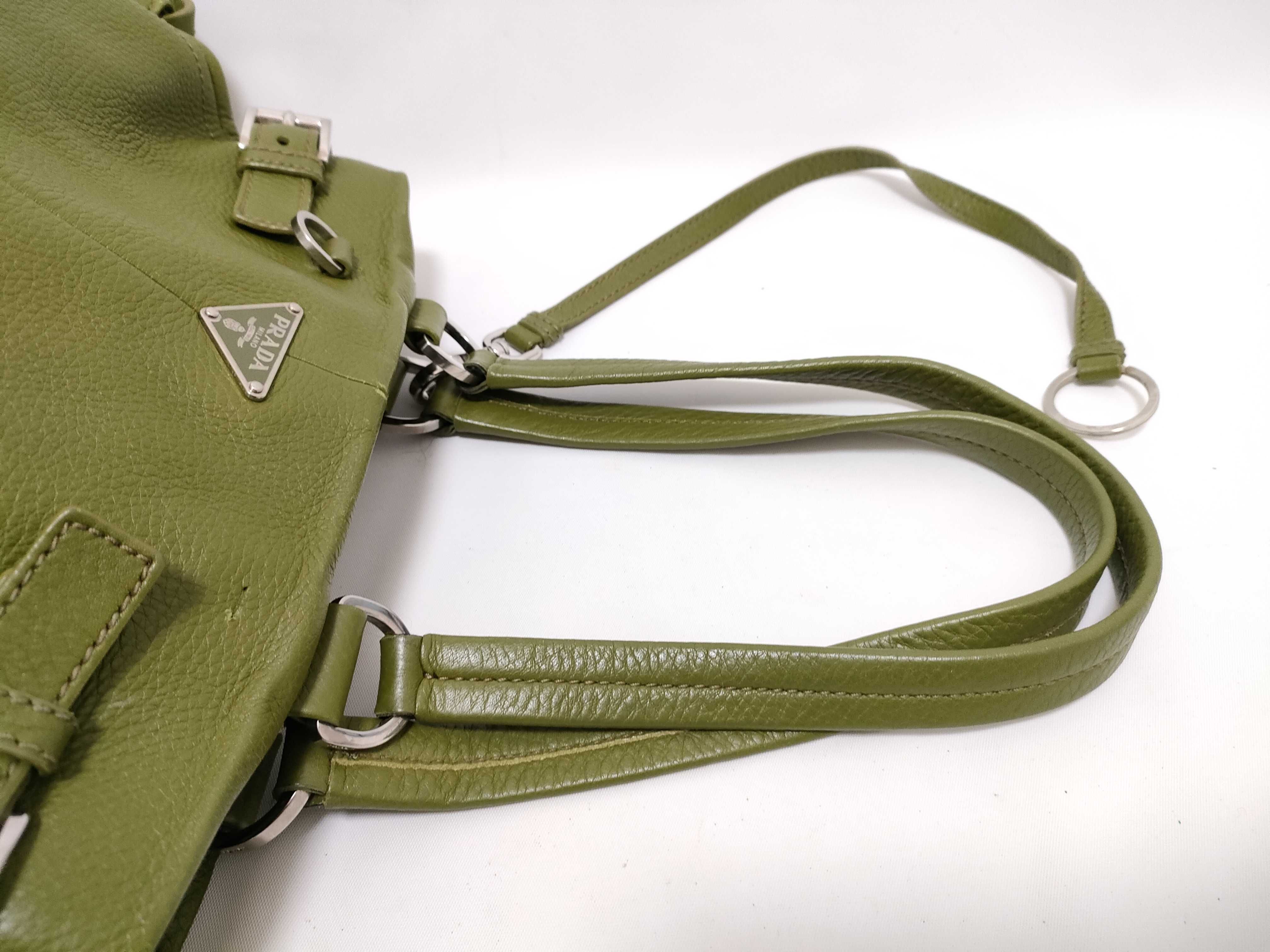 Triangle Plate Leather Shoulder Bag — view 3