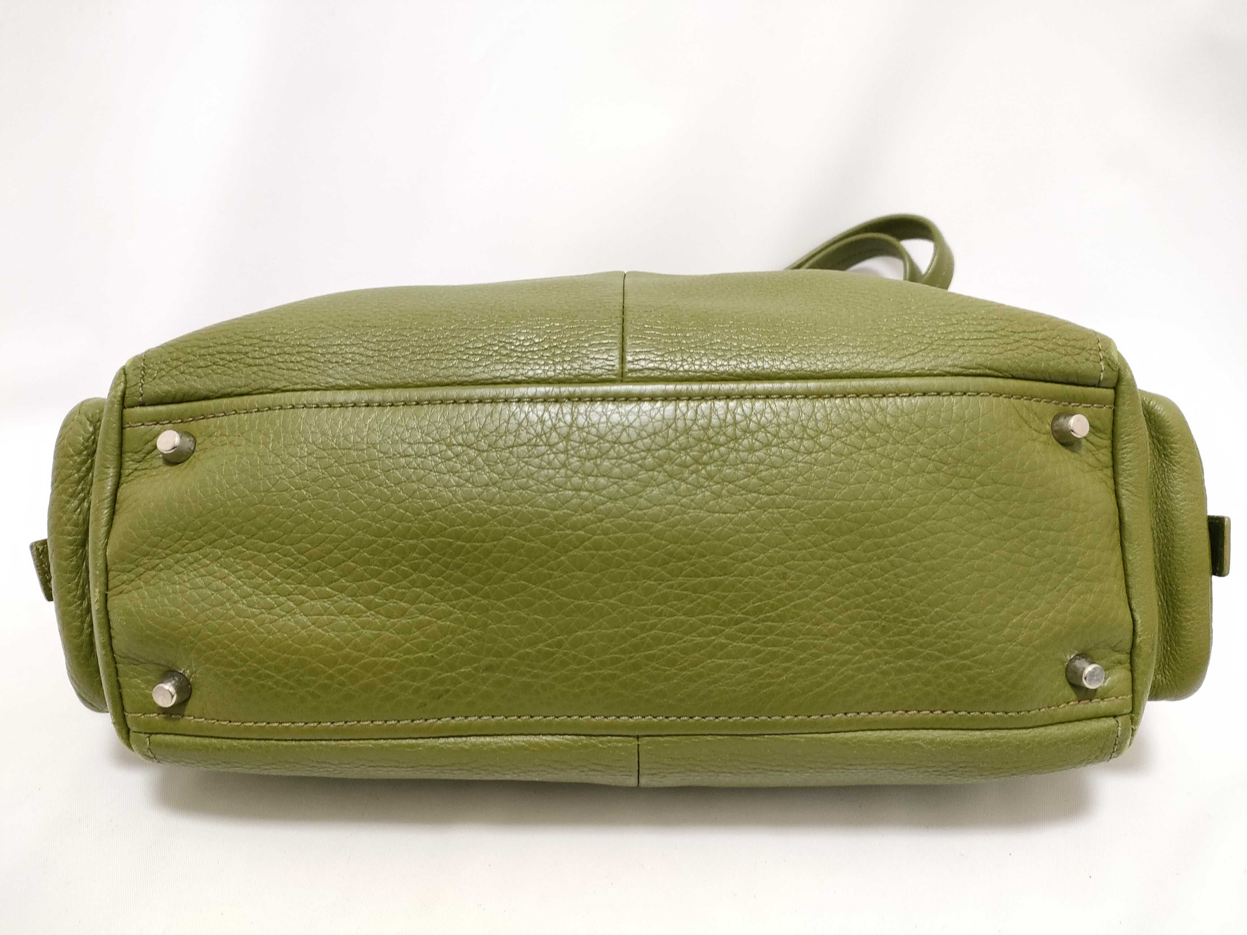 Triangle Plate Leather Shoulder Bag — view 7