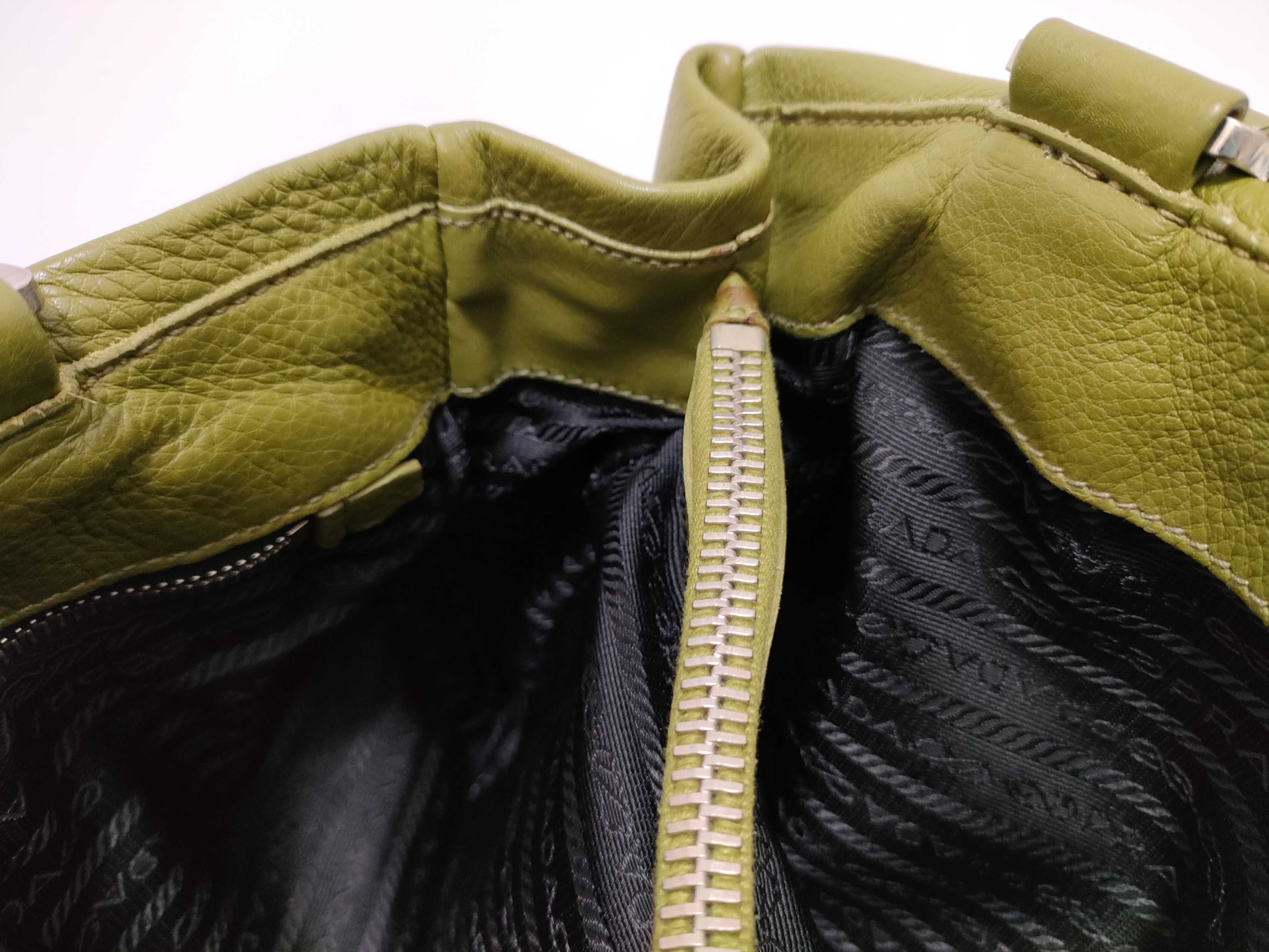 Triangle Plate Leather Shoulder Bag — view 8