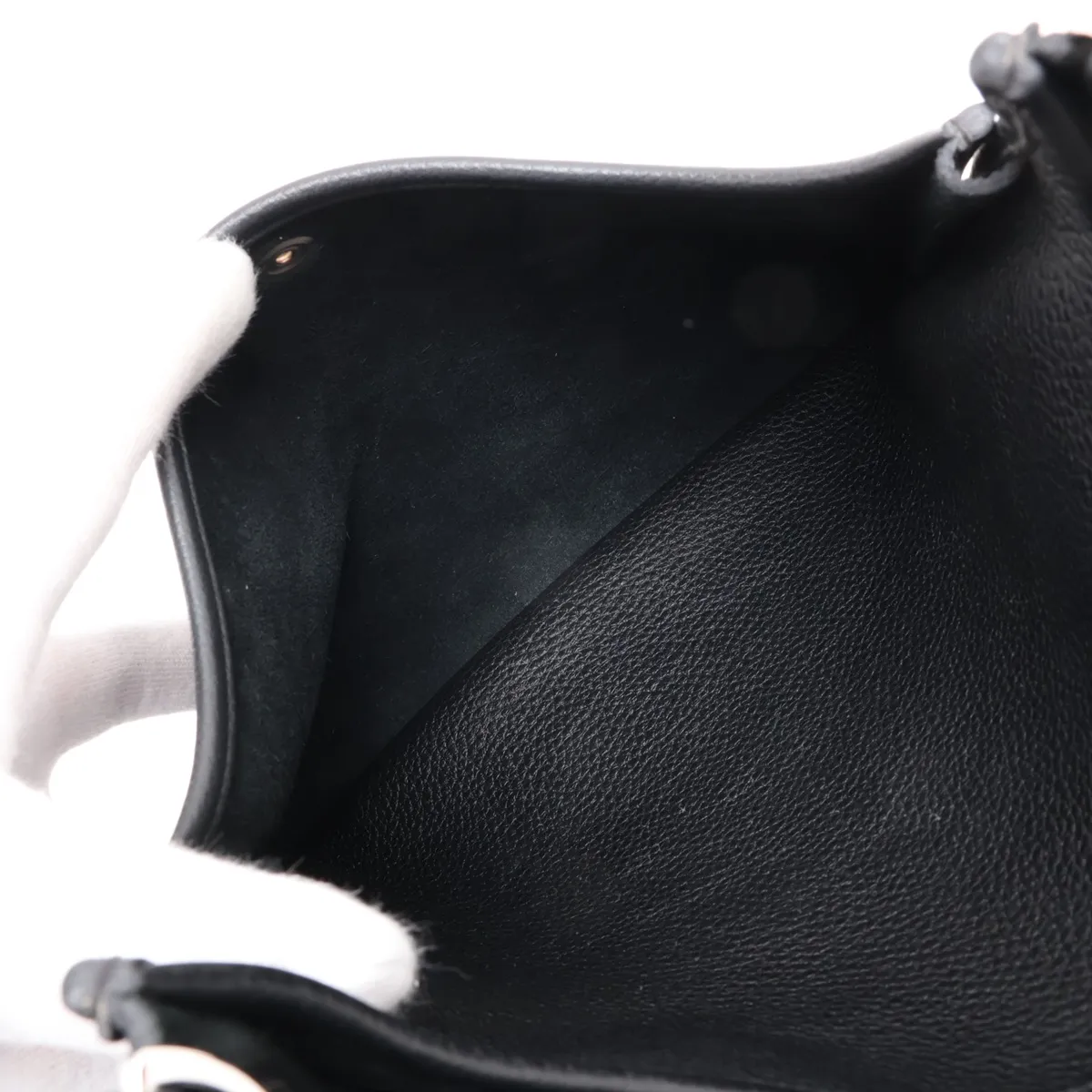 Evelyne 3 29 PM Taurillon Clemence Black Silver Hardware Year: 2020 — view 7