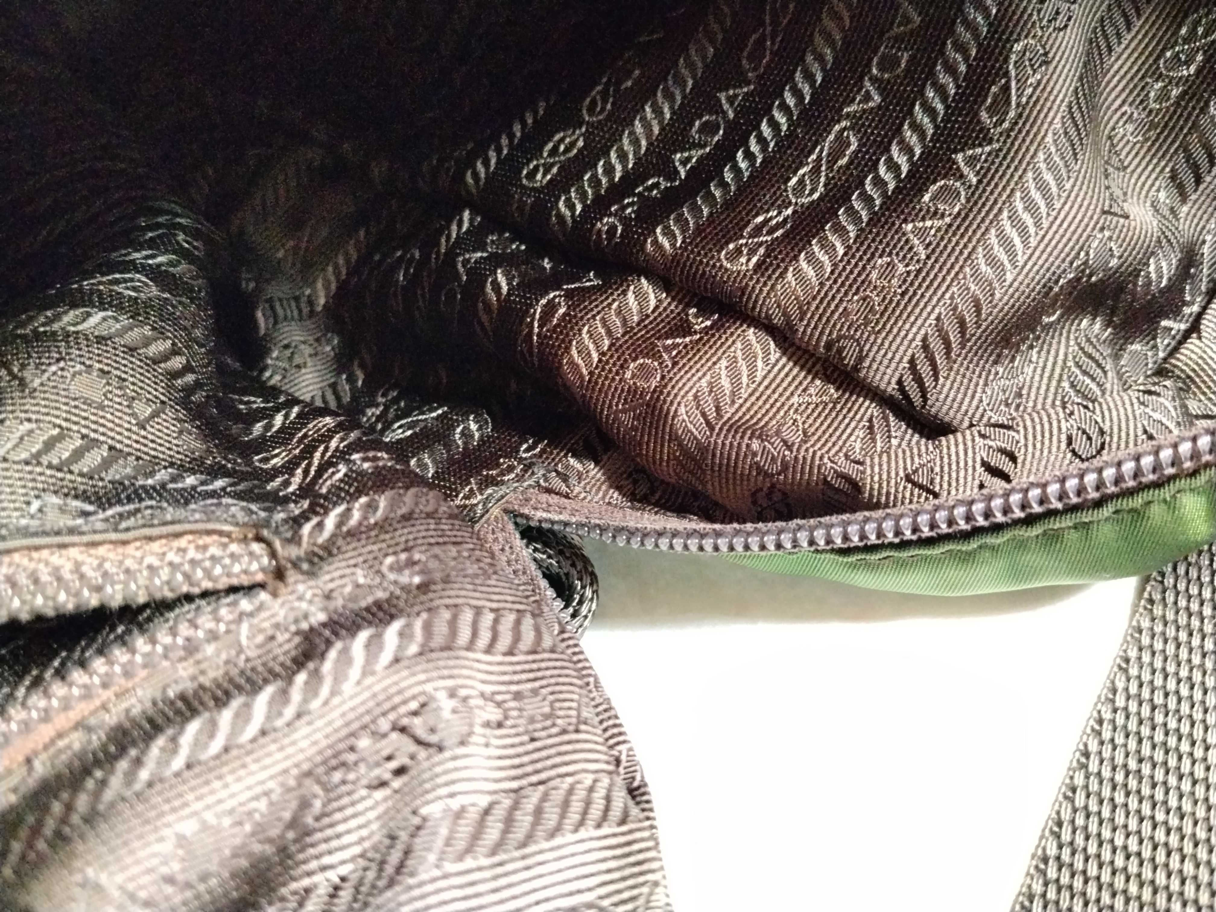 Nylon Shoulder Bag, Khaki Shoulder Bag — view 13