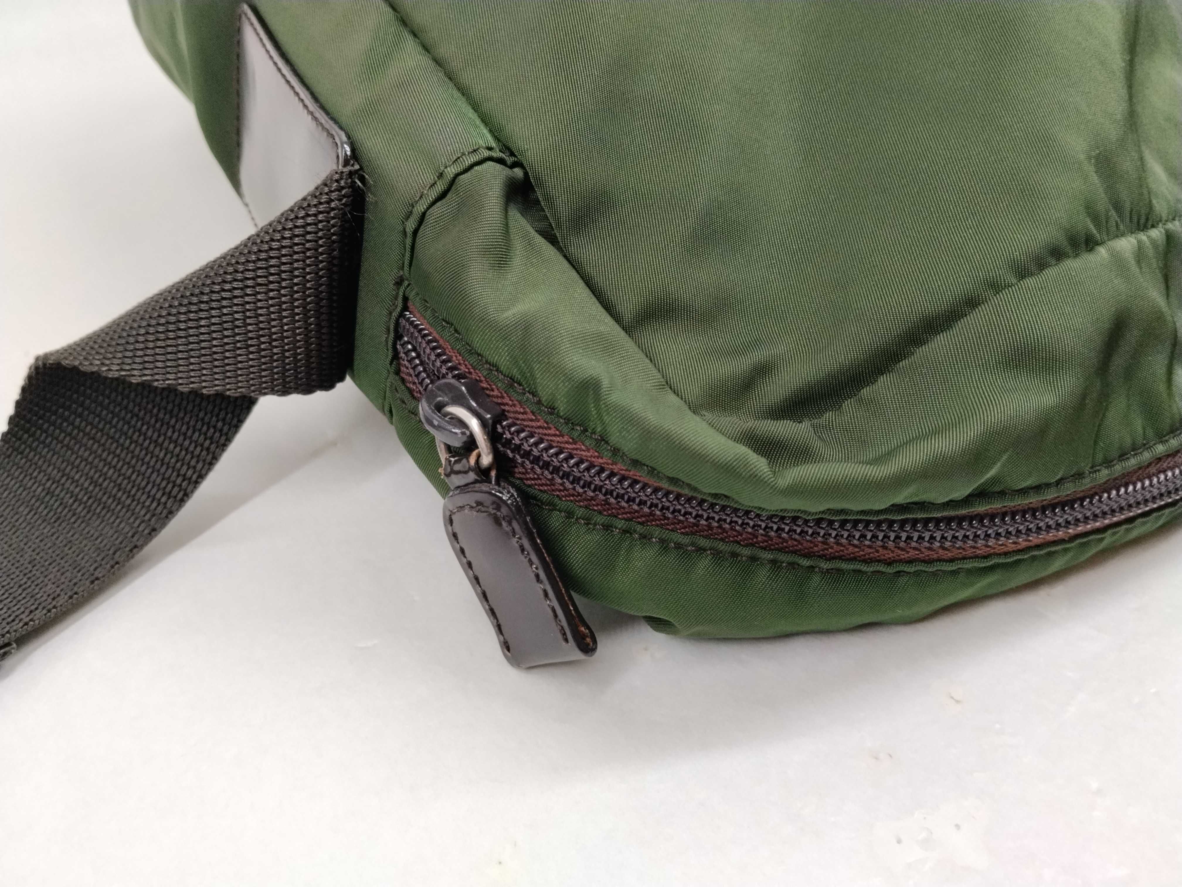 Nylon Shoulder Bag, Khaki Shoulder Bag — view 9