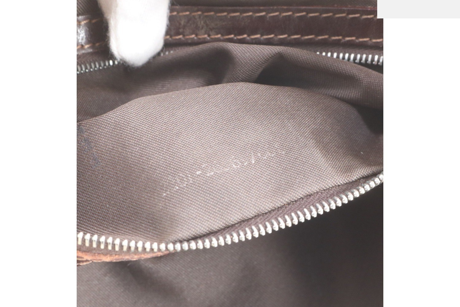 ZUCCA Mamma Bucket FF Leather Shoulder Bag with Hardware — view 9
