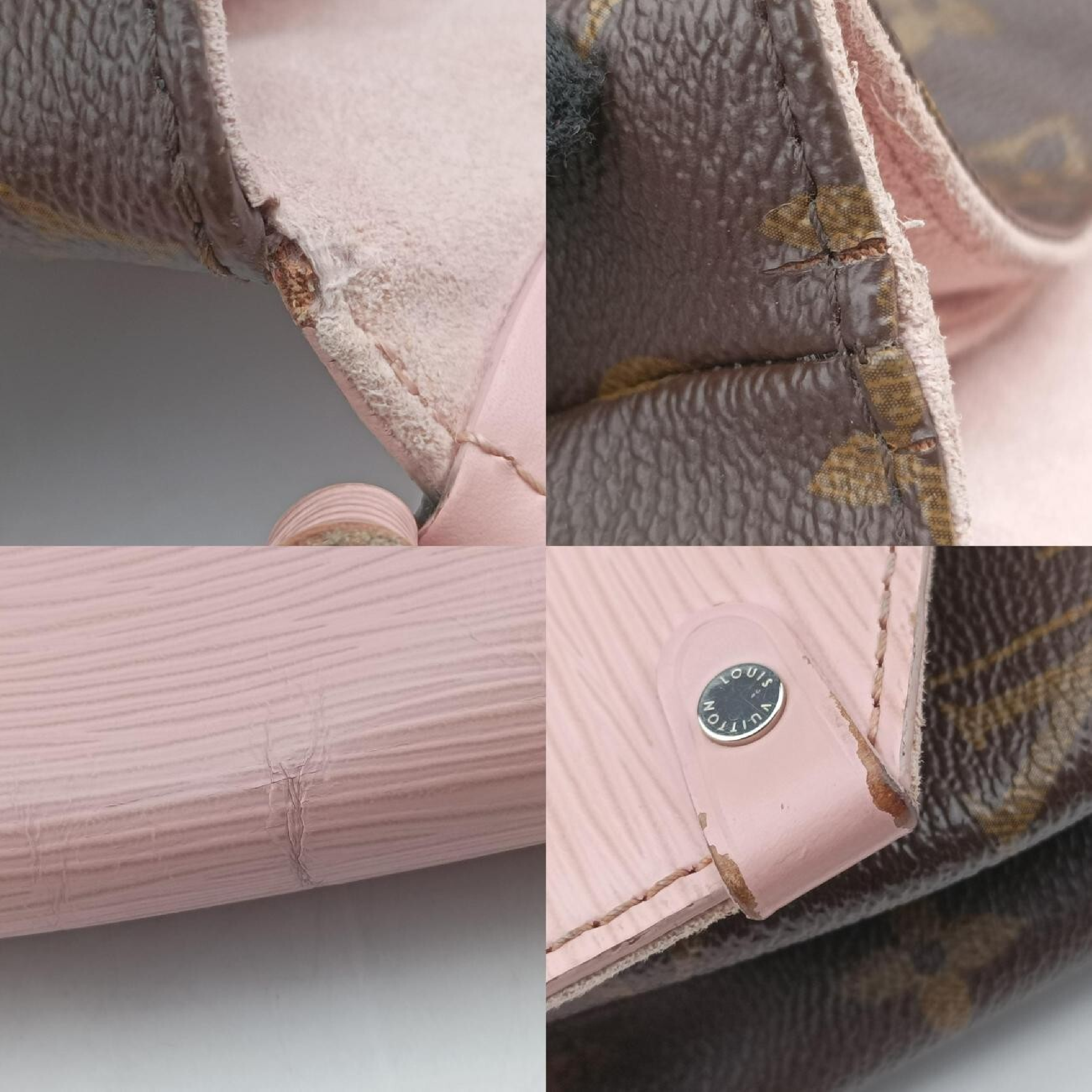 Saint Michel Monogram x Rose Ballerine Monogram Canvas x Epi M44033 CA4177 Shoulder Bag — view 10