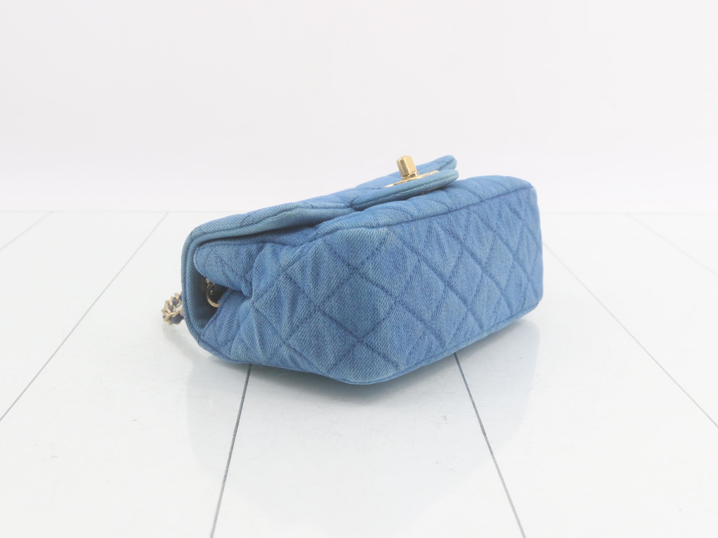 Denim ball chain matelassé TA23LULC — view 5