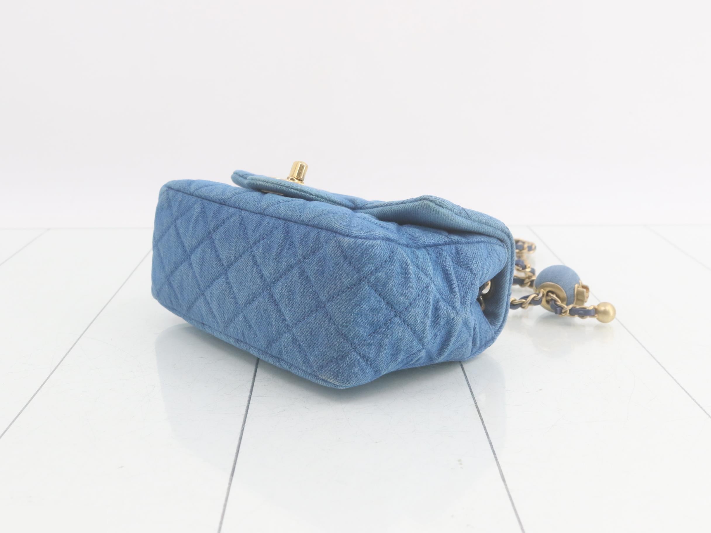 Denim ball chain matelassé TA23LULC — view 6