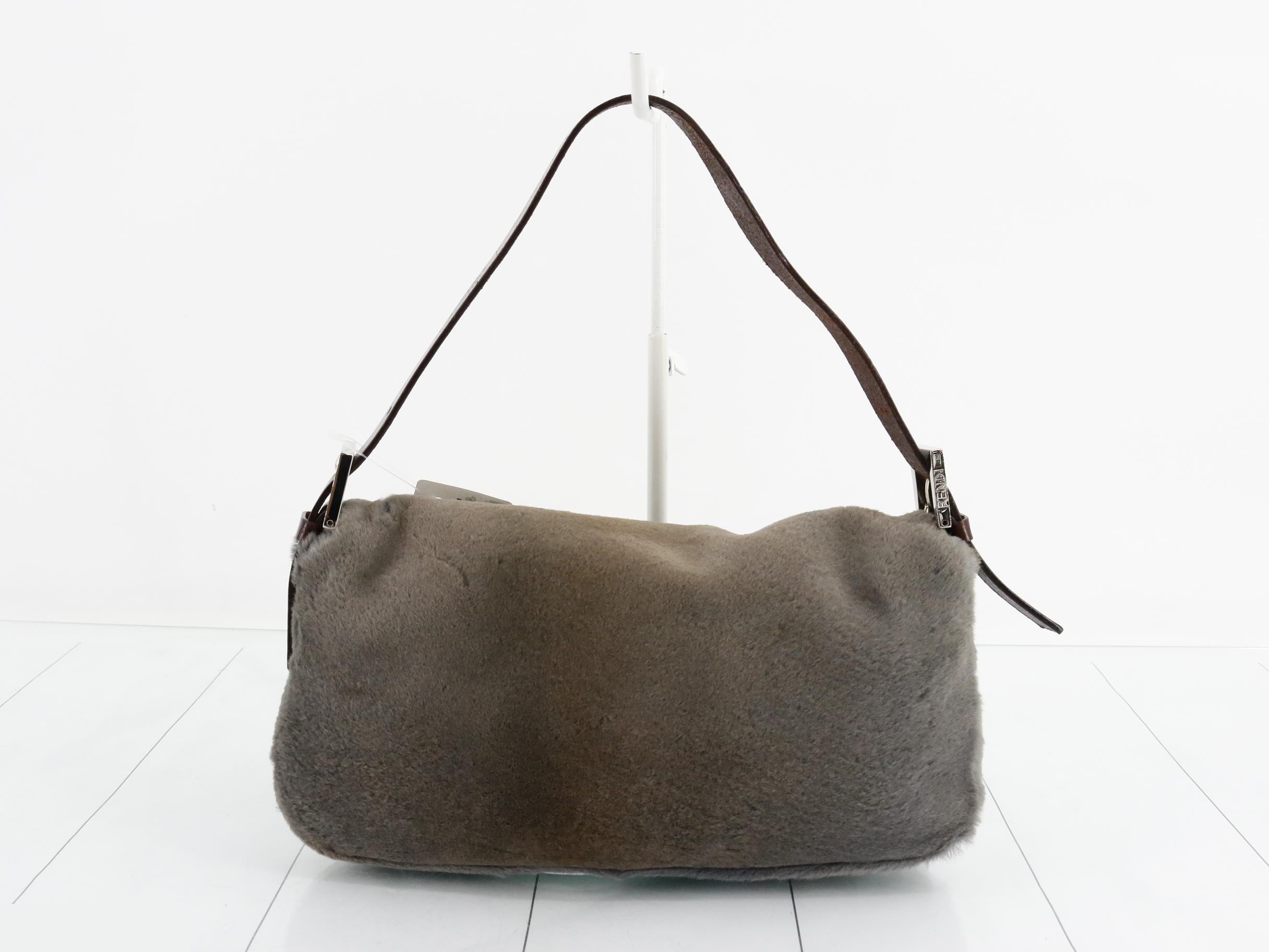 Other lines: Bags & Shoulder Bags - Mamma Bucket Fur - Grey — view 2