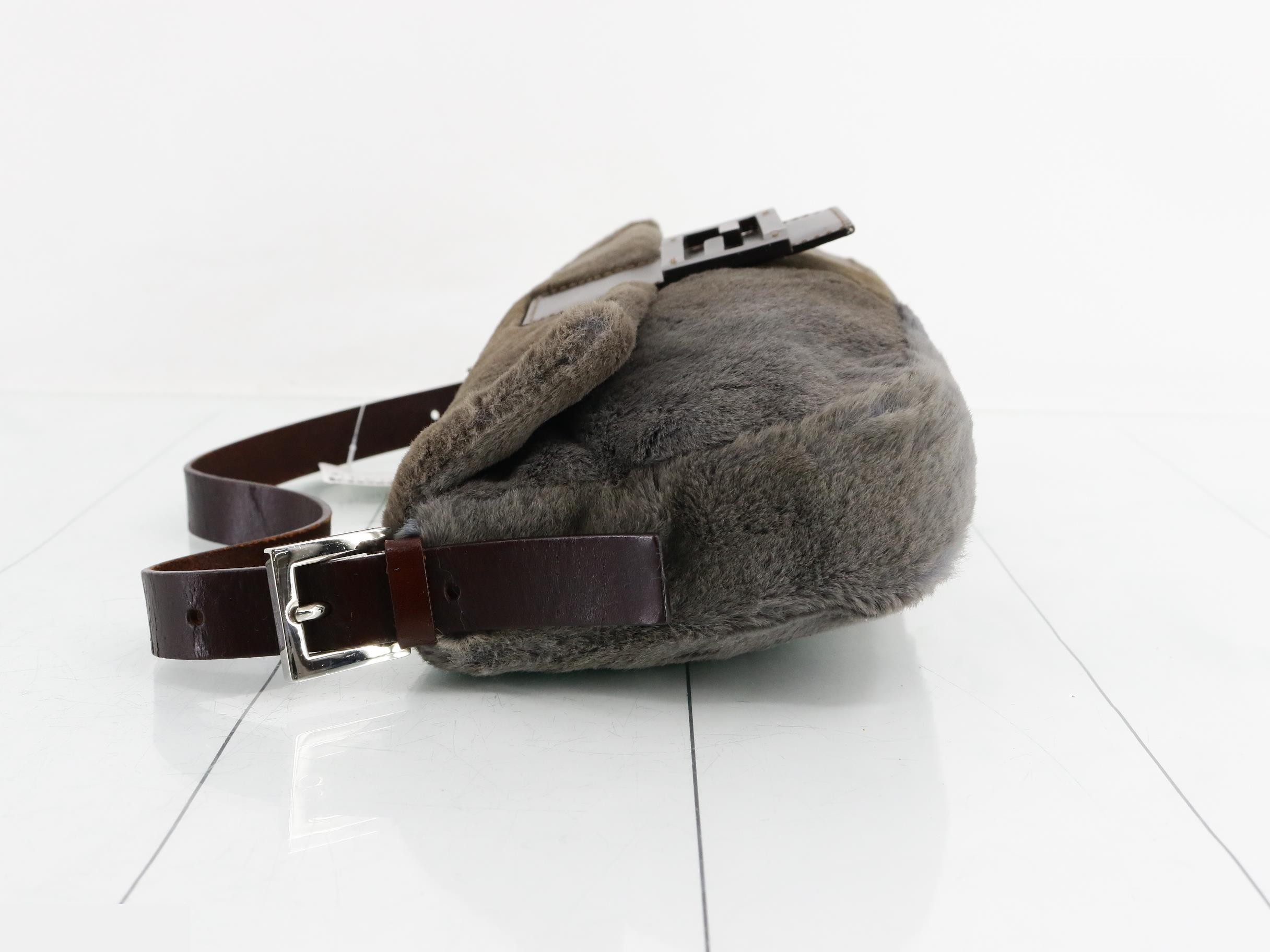 Other lines: Bags & Shoulder Bags - Mamma Bucket Fur - Grey — view 4