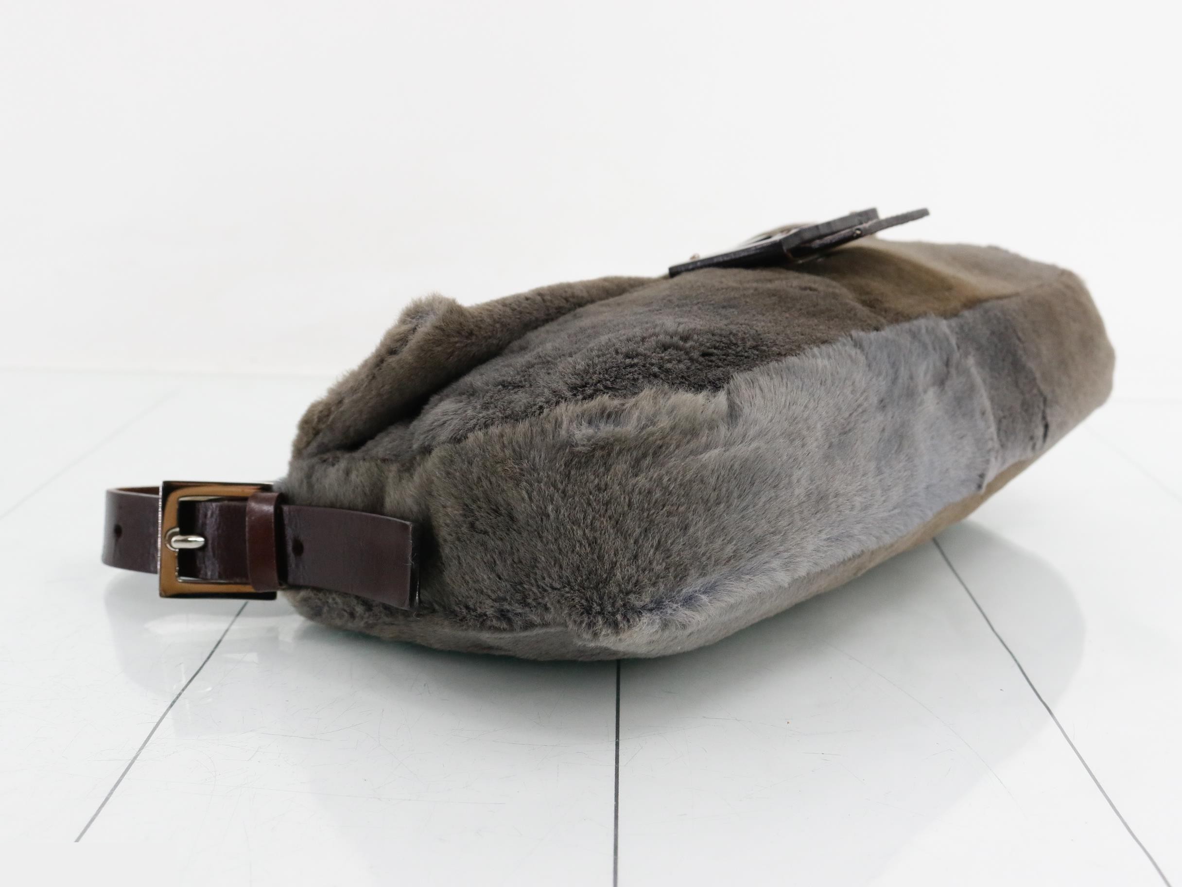 Other lines: Bags & Shoulder Bags - Mamma Bucket Fur - Grey — view 5