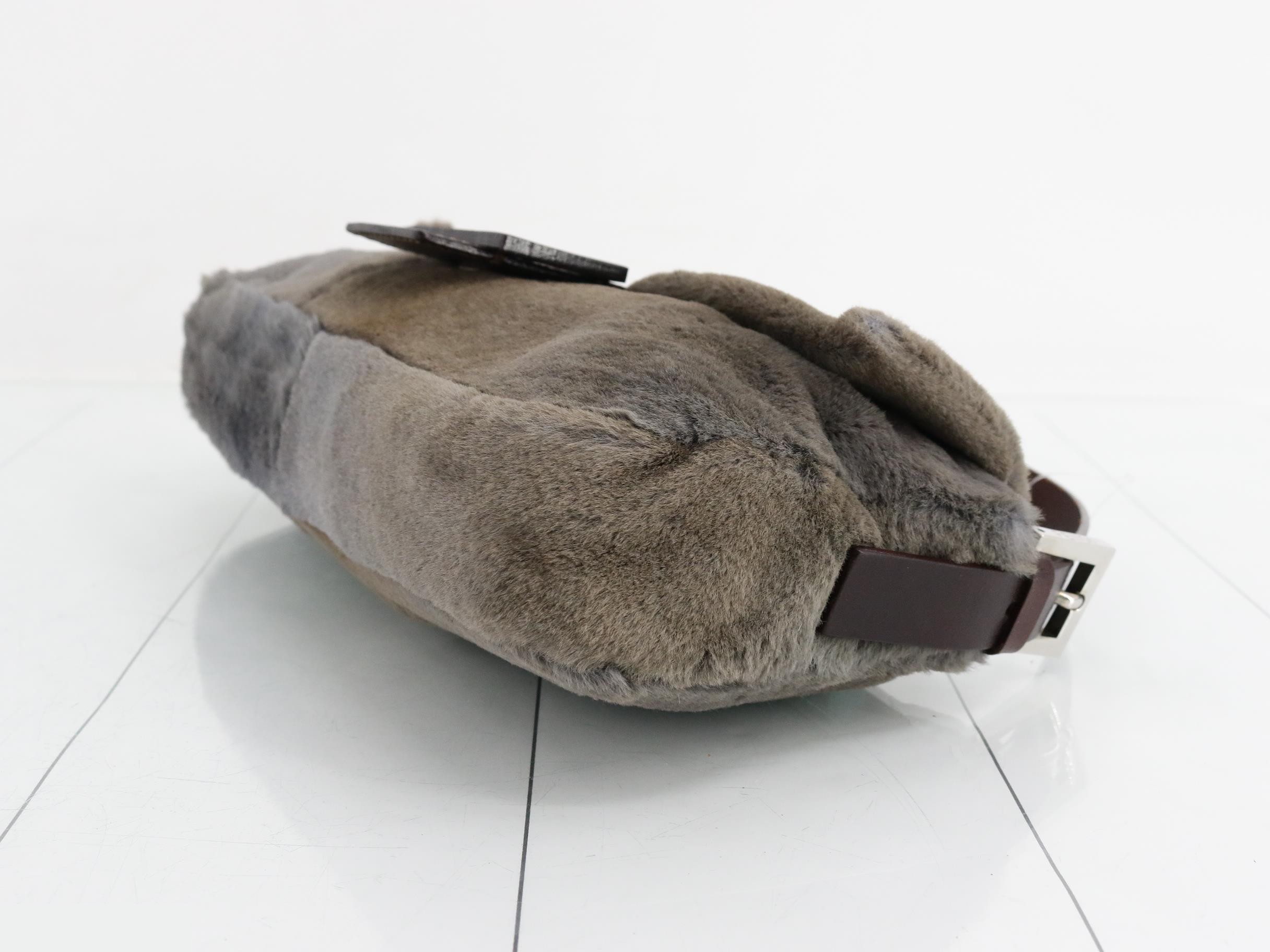 Other lines: Bags & Shoulder Bags - Mamma Bucket Fur - Grey — view 6