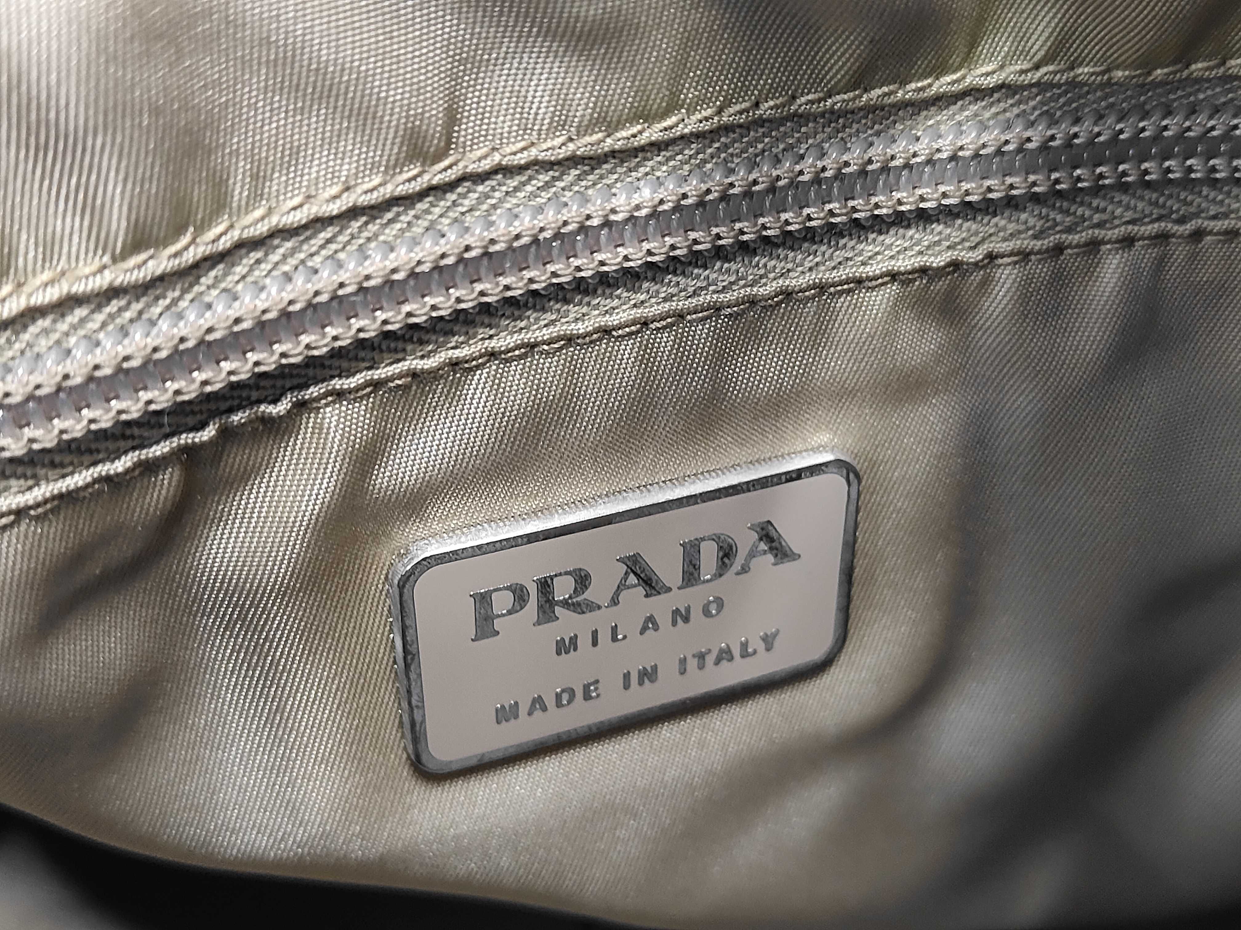 Nylon Shoulder Bag, Khaki Shoulder Bag — view 11