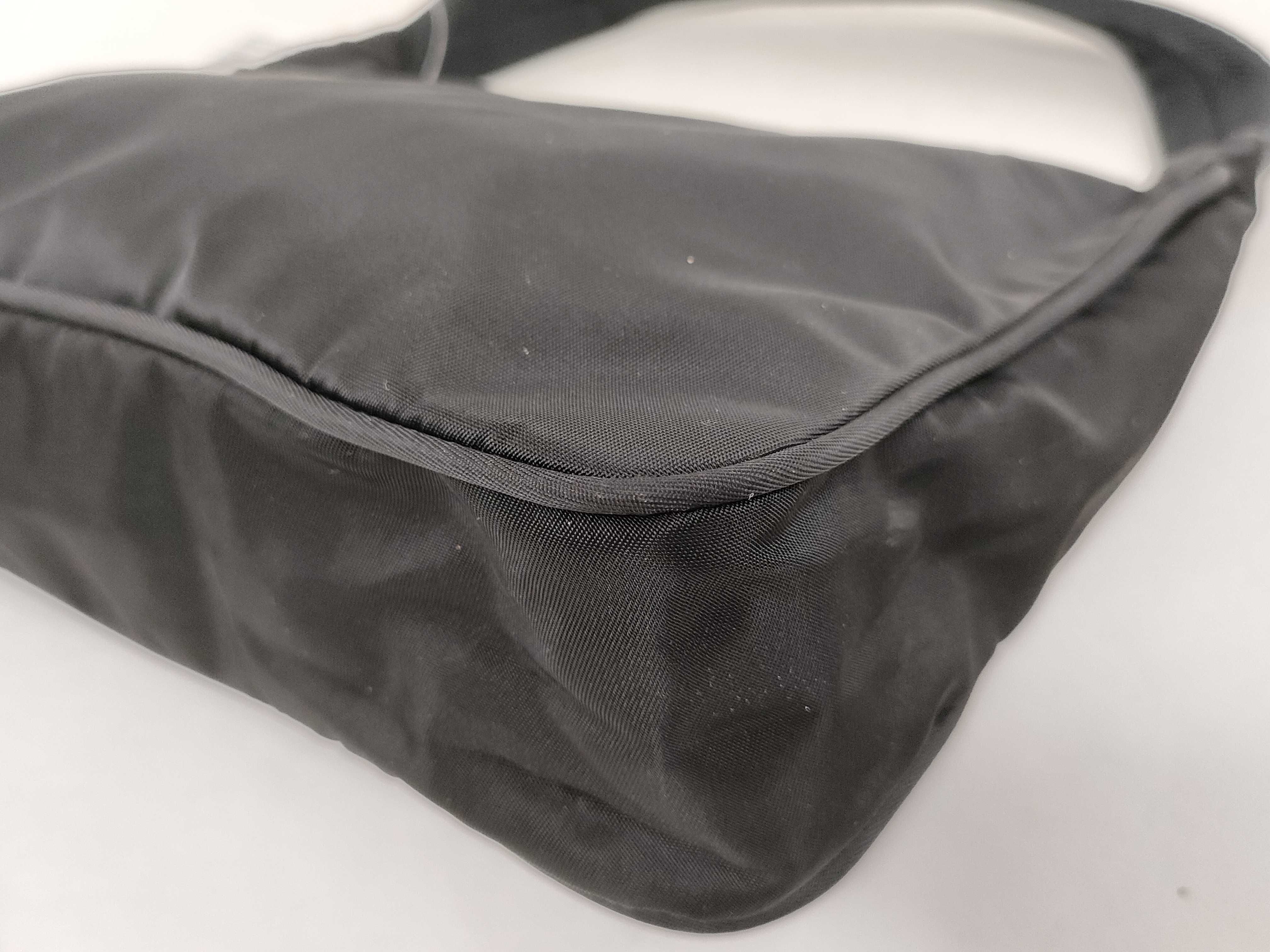 Nylon One-Shoulder Black Handbag — view 4