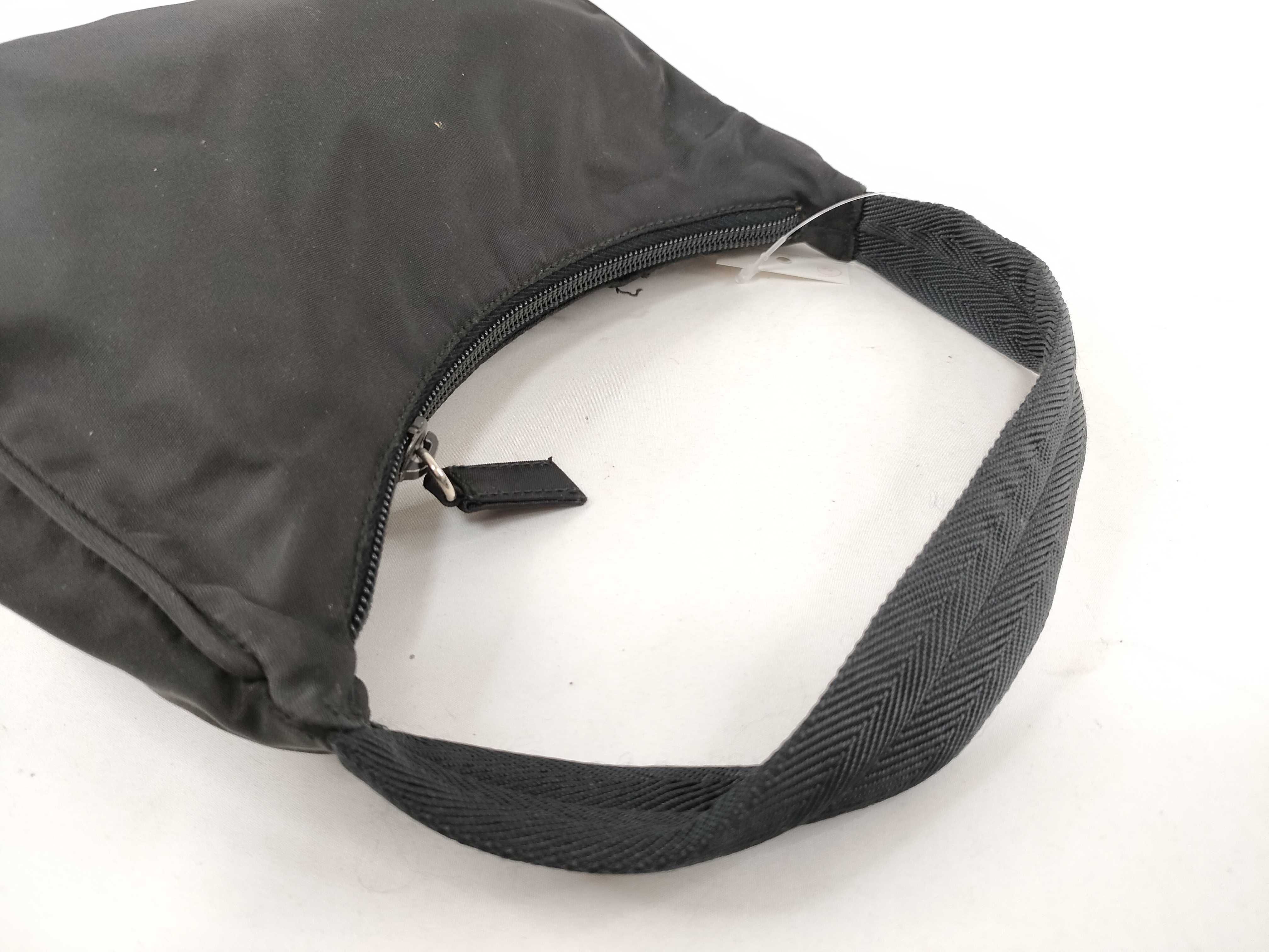 Nylon One-Shoulder Black Handbag — view 5