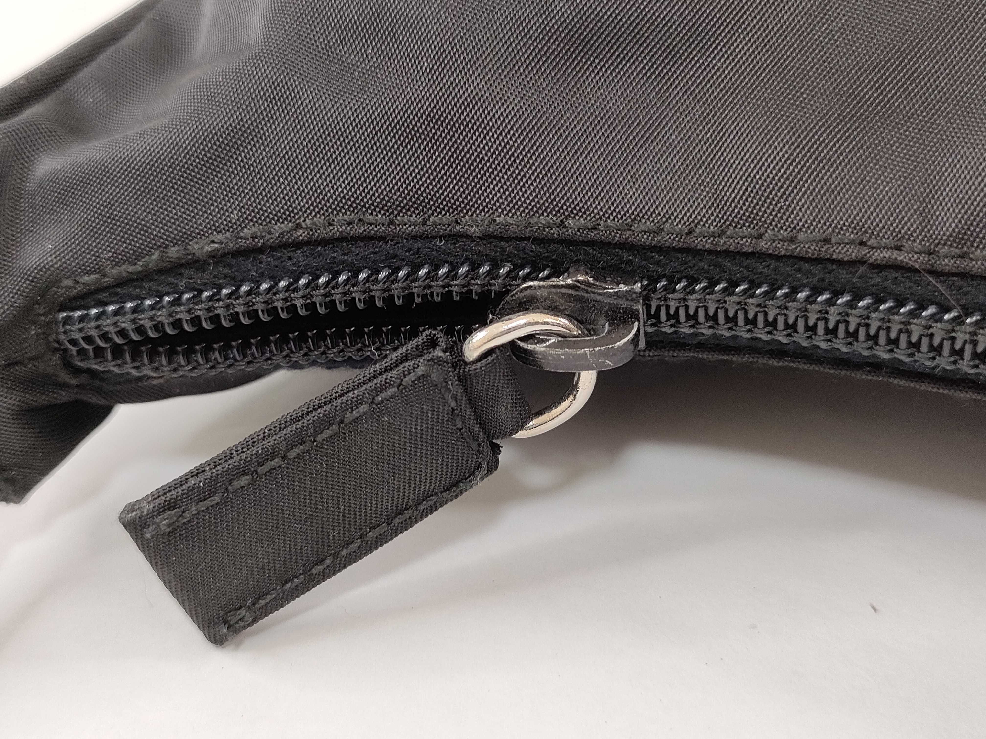 Nylon One-Shoulder Black Handbag — view 8