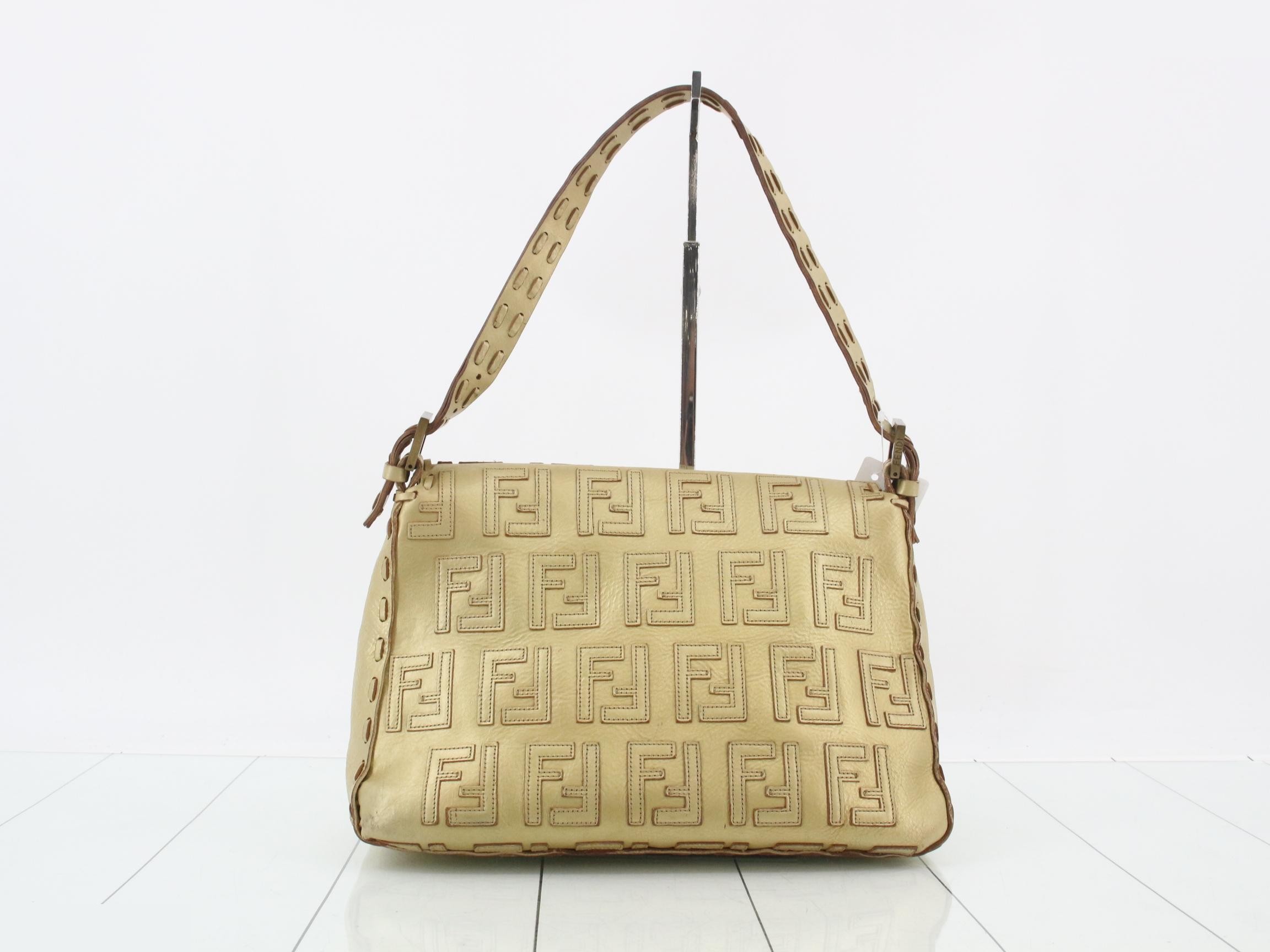 FF logo semi-shoulder bag — view 2