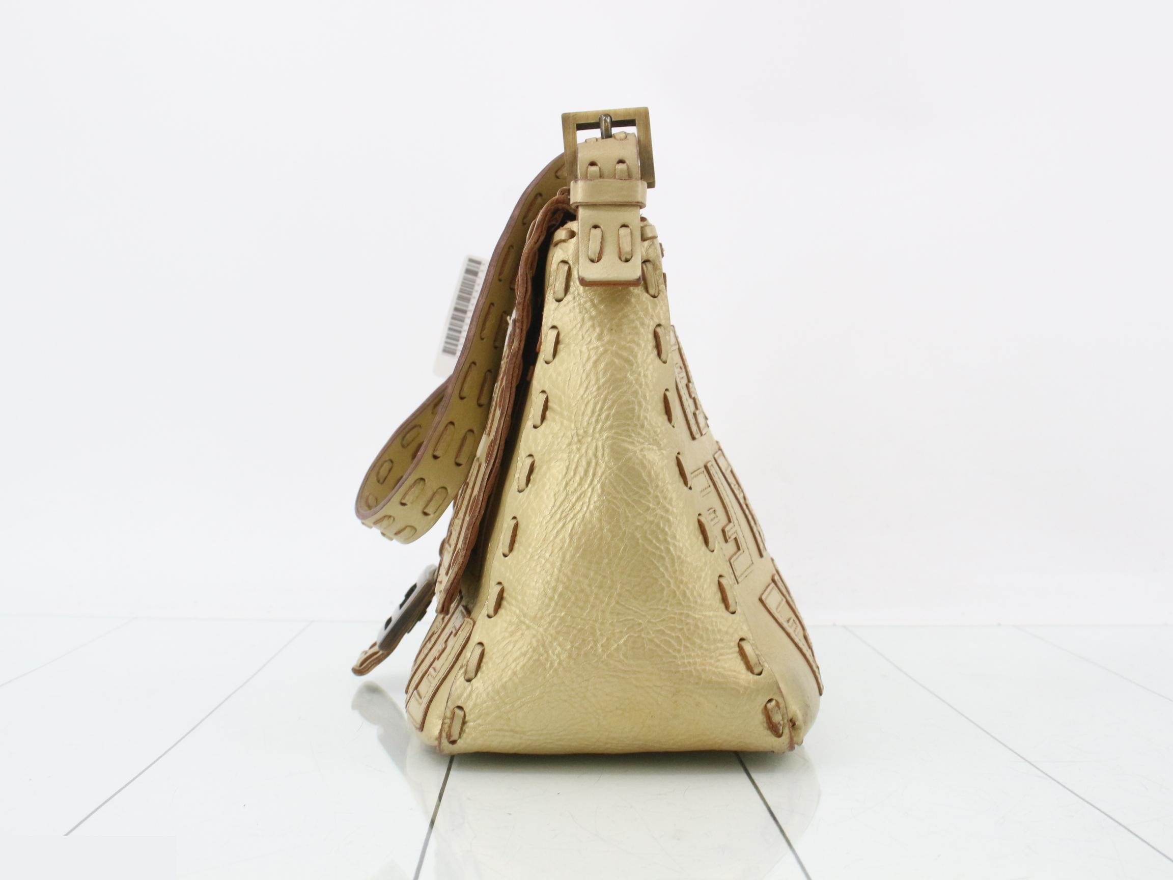 FF logo semi-shoulder bag — view 3