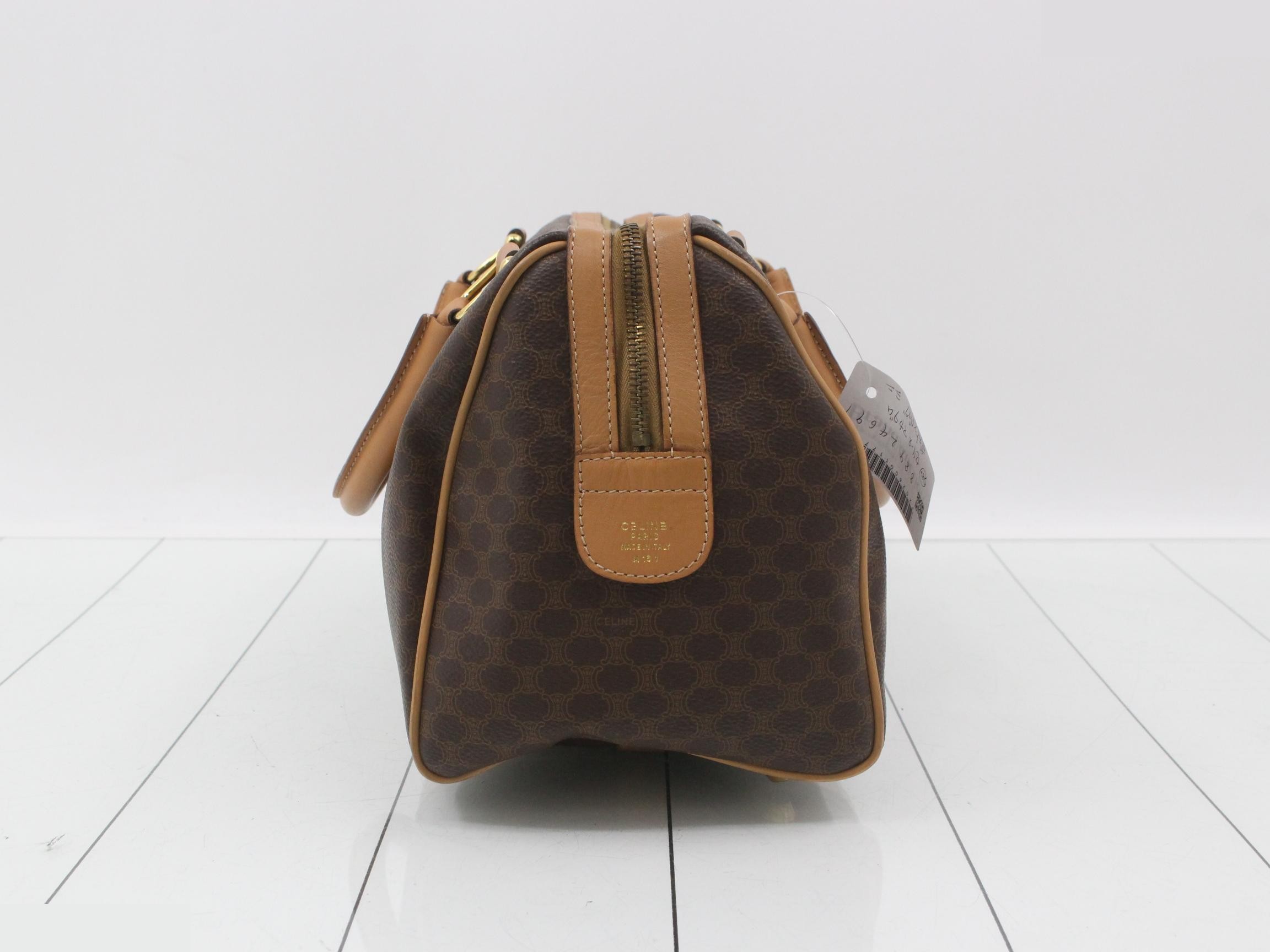 Macadam Boston Bag Mini Brown PVC — view 3