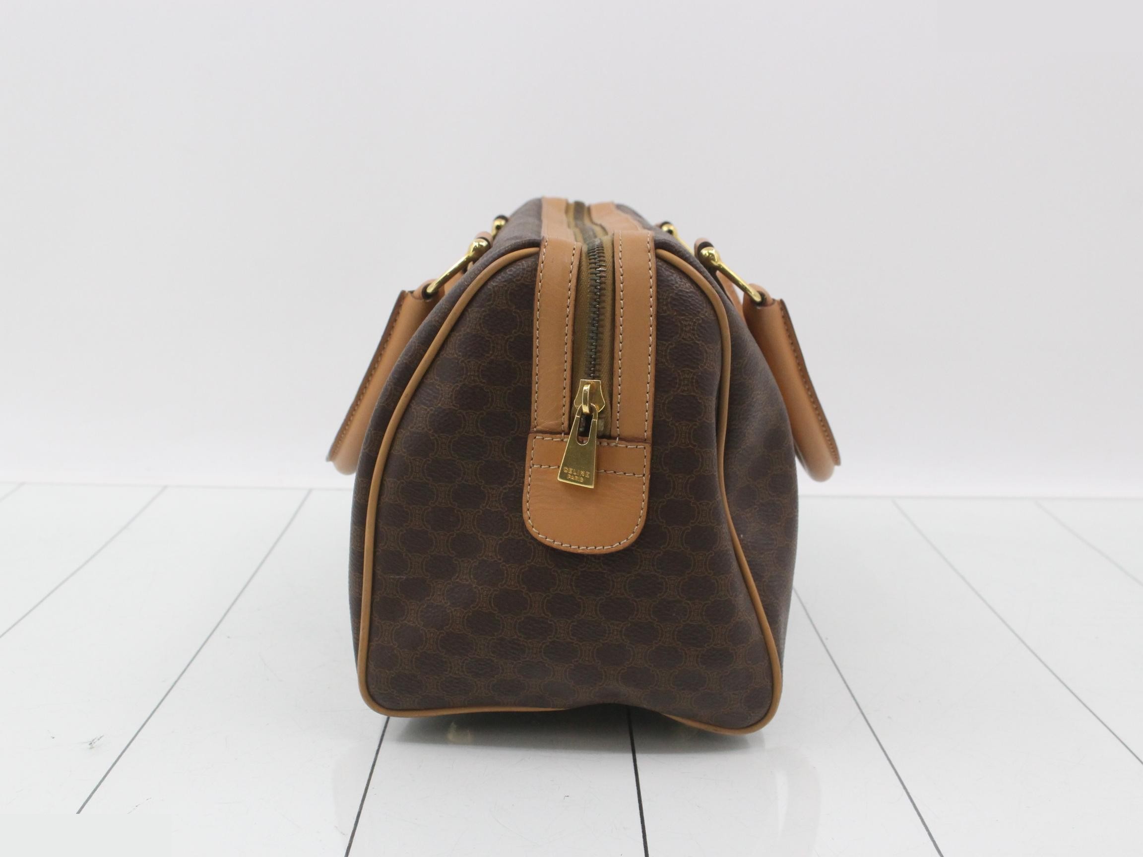 Macadam Boston Bag Mini Brown PVC — view 4
