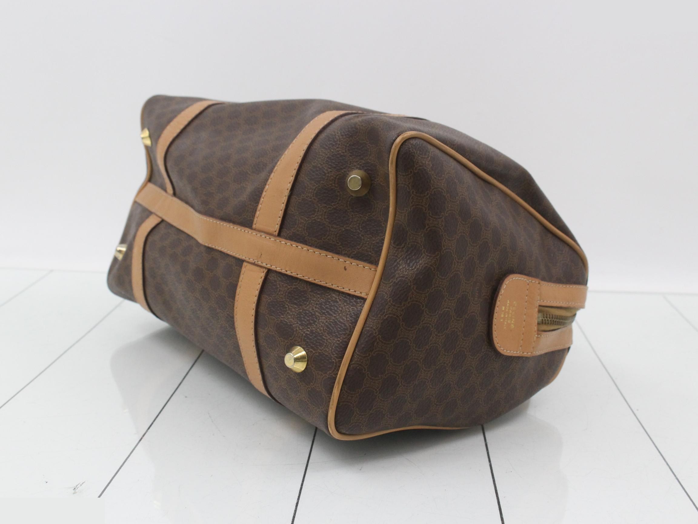 Macadam Boston Bag Mini Brown PVC — view 6