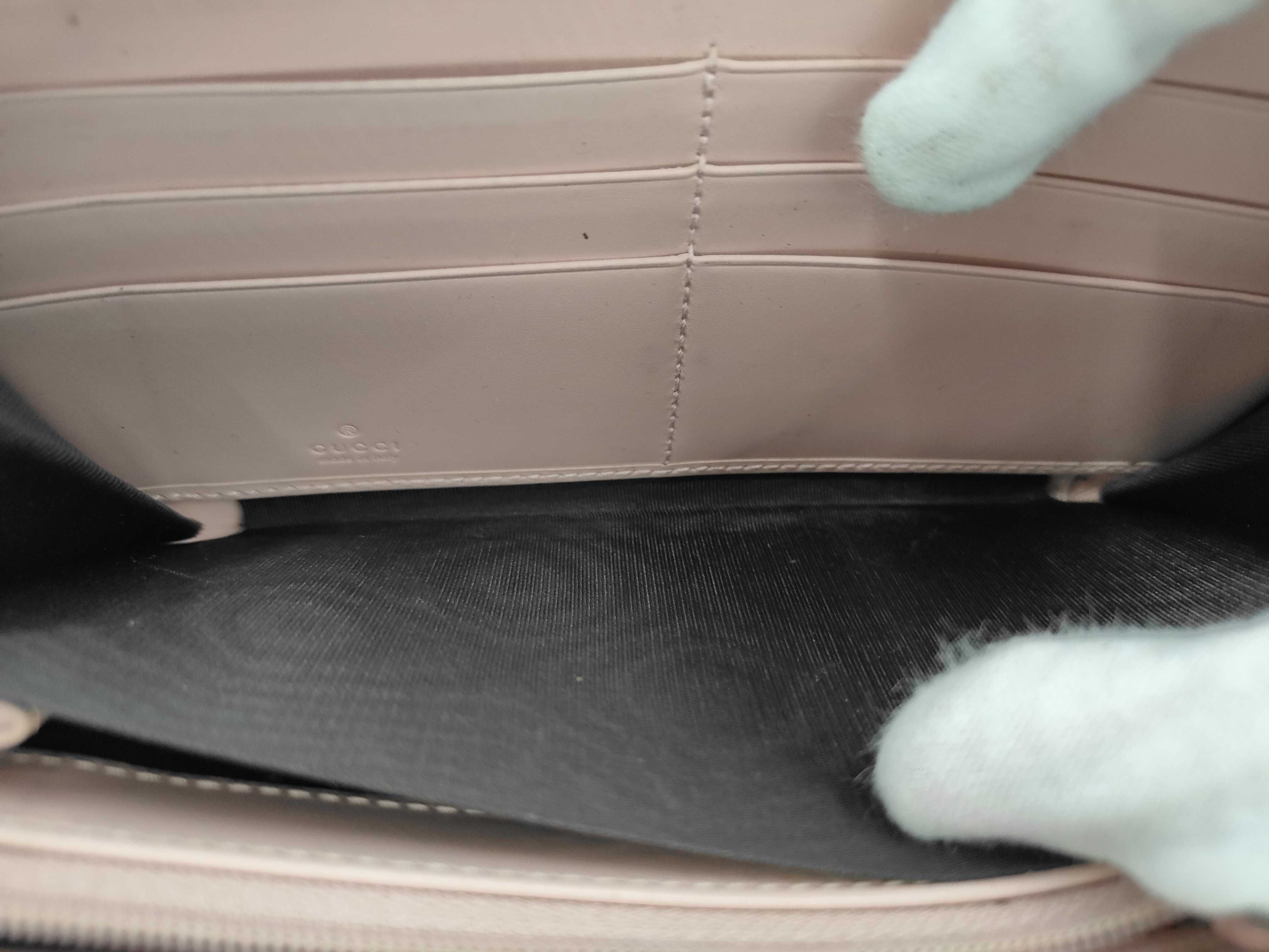 548058 Linea Cat Shima Leather Round Zip Long Wallet — view 5