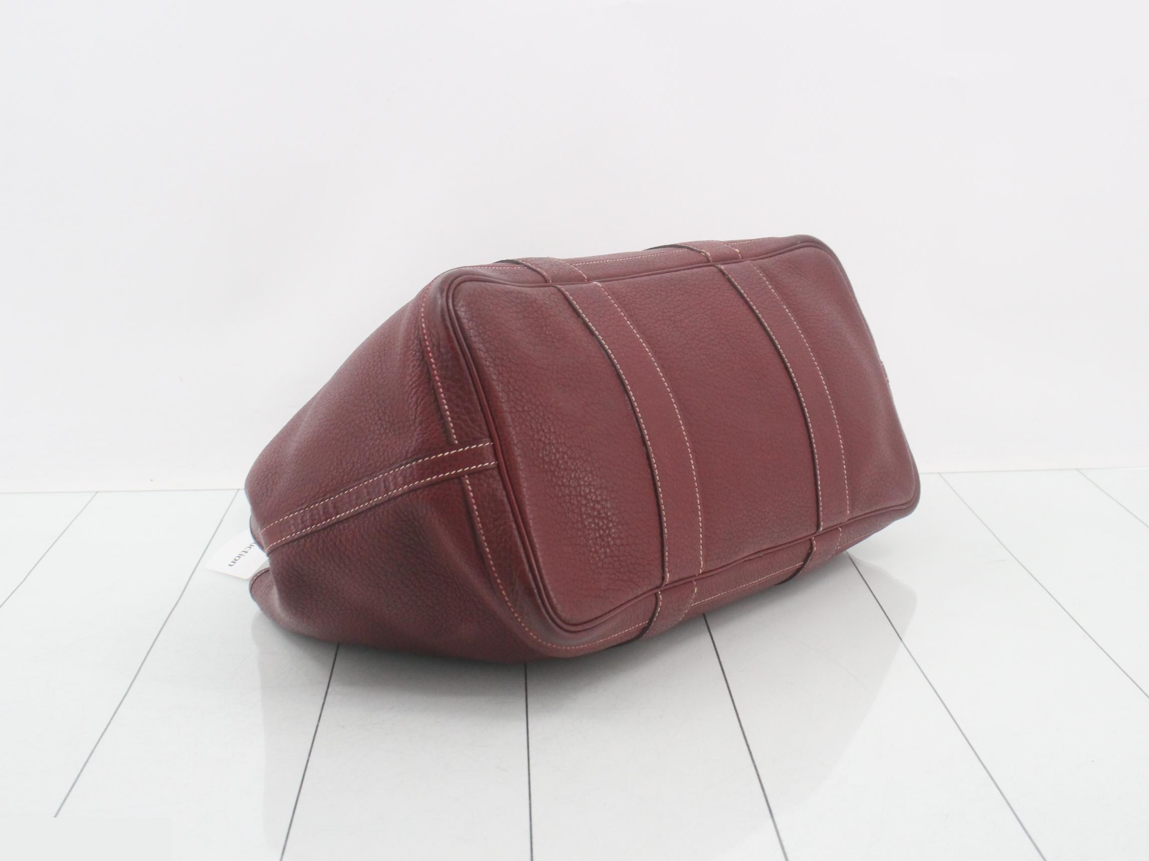 Garden Party PM, K stamp, Leather, Bordeaux — view 5