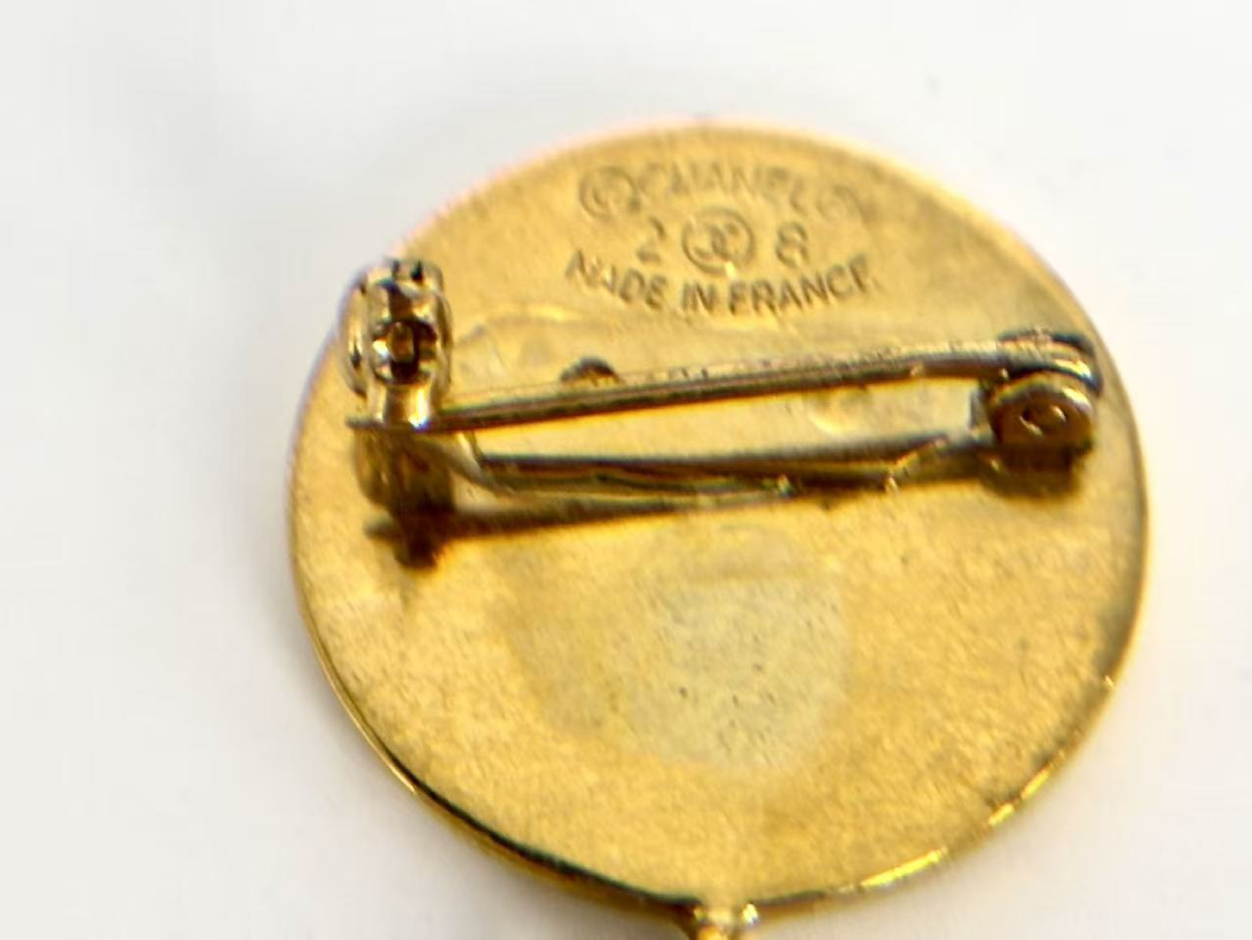Coco Mark Gold Brooch — view 9