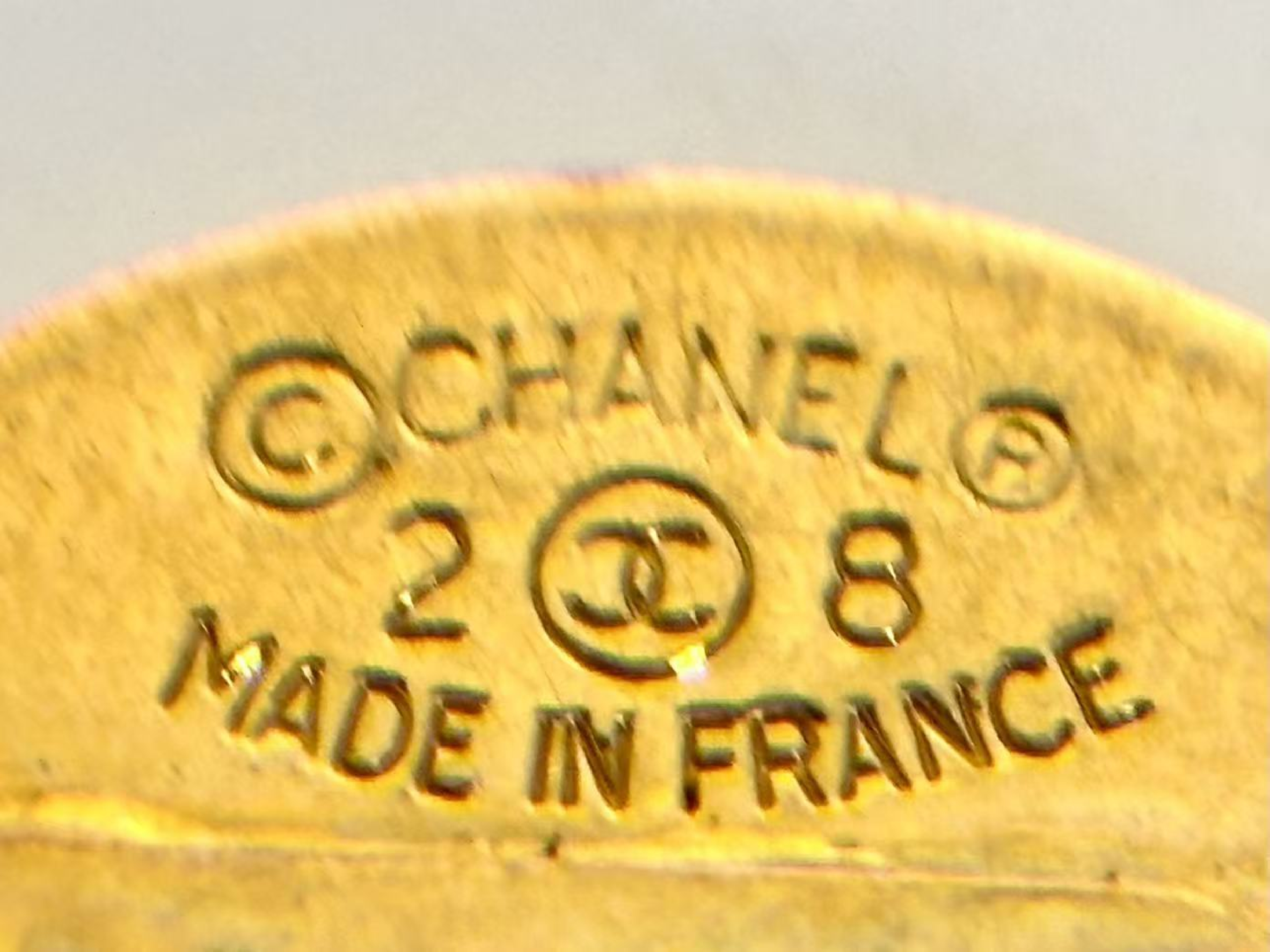 Coco Mark Gold Brooch — view 10