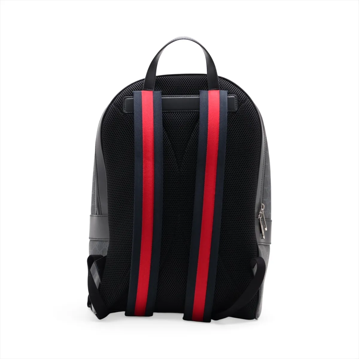 GG Supreme PVC x Leather Backpack/Rucksack, Black, 771158 — view 2