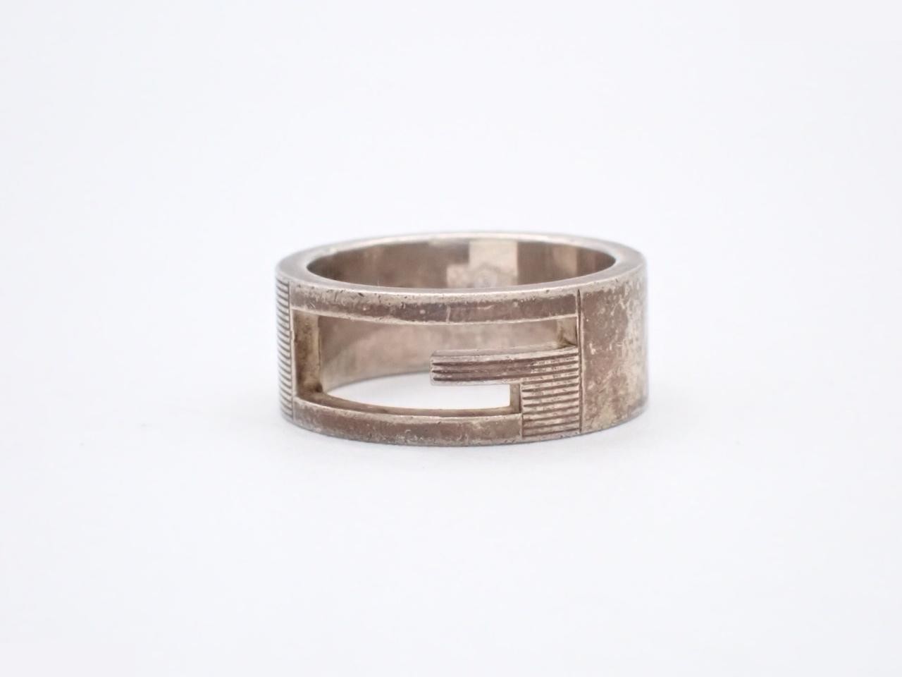Branded G ring, 7.8g, stamped #13, actual size #12