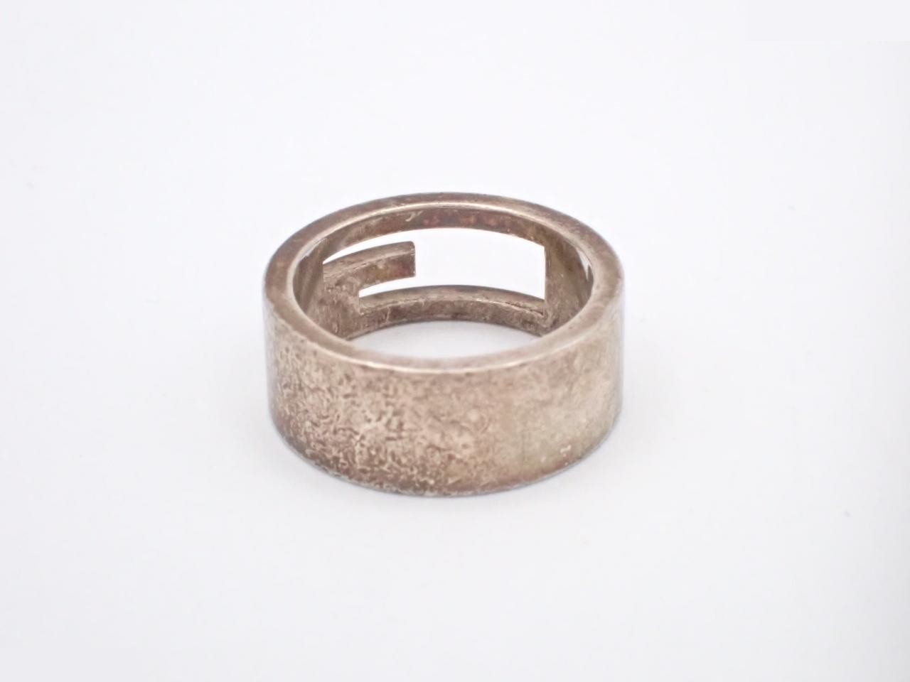 Branded G ring, 7.8g, stamped #13, actual size #12 — view 2