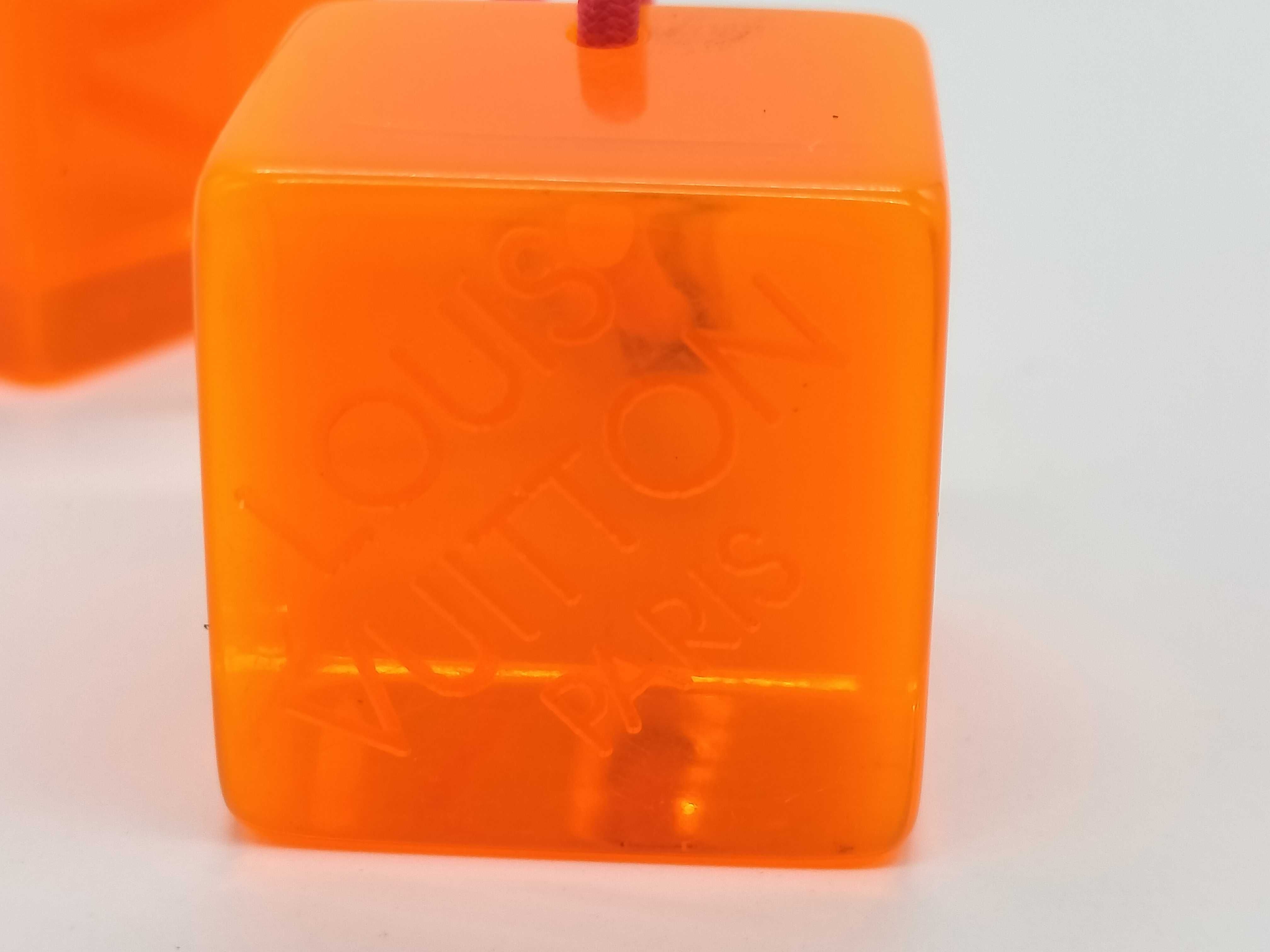 Cube Logo Orange Hair Tie Hair Accessory — view 5