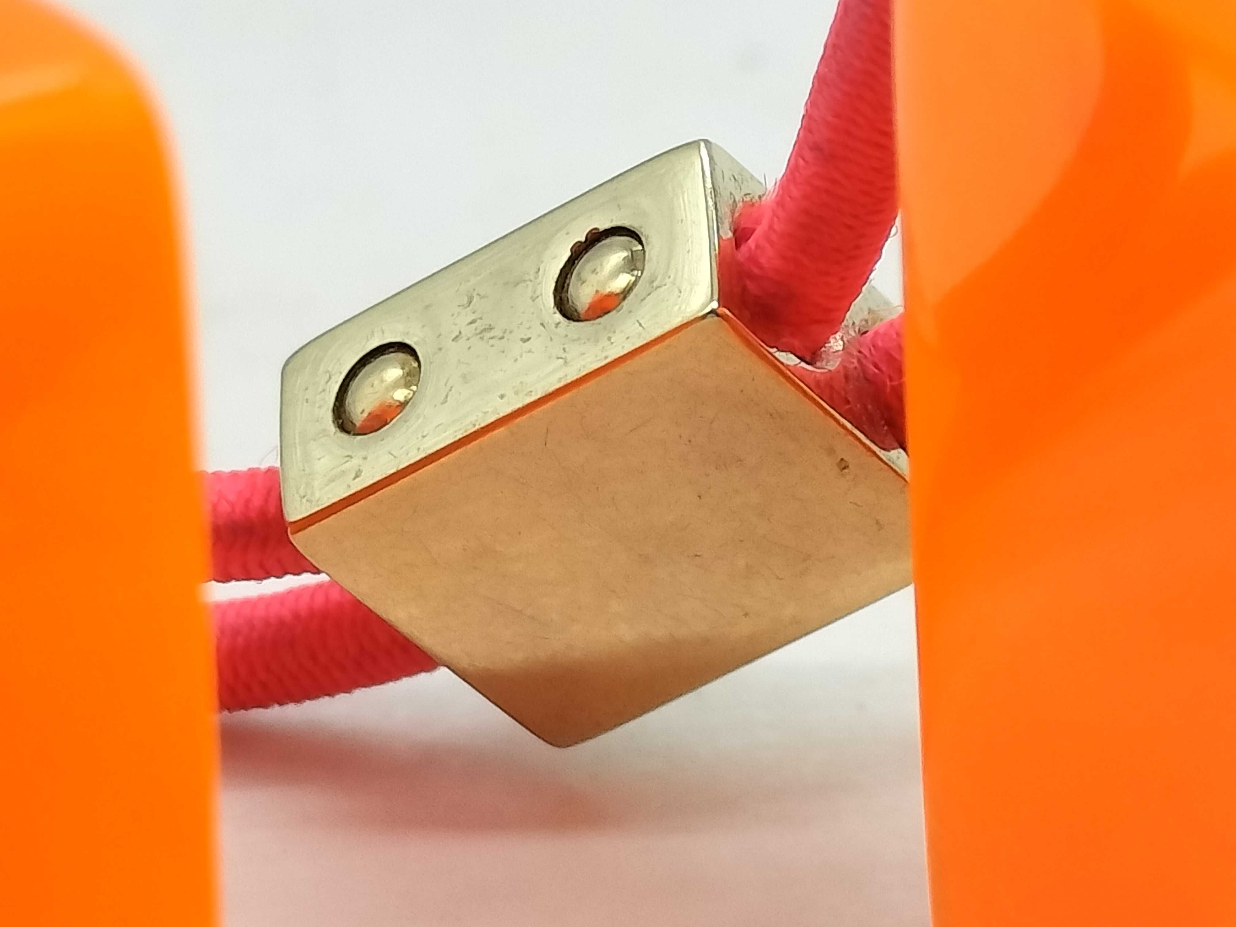 Cube Logo Orange Hair Tie Hair Accessory — view 7