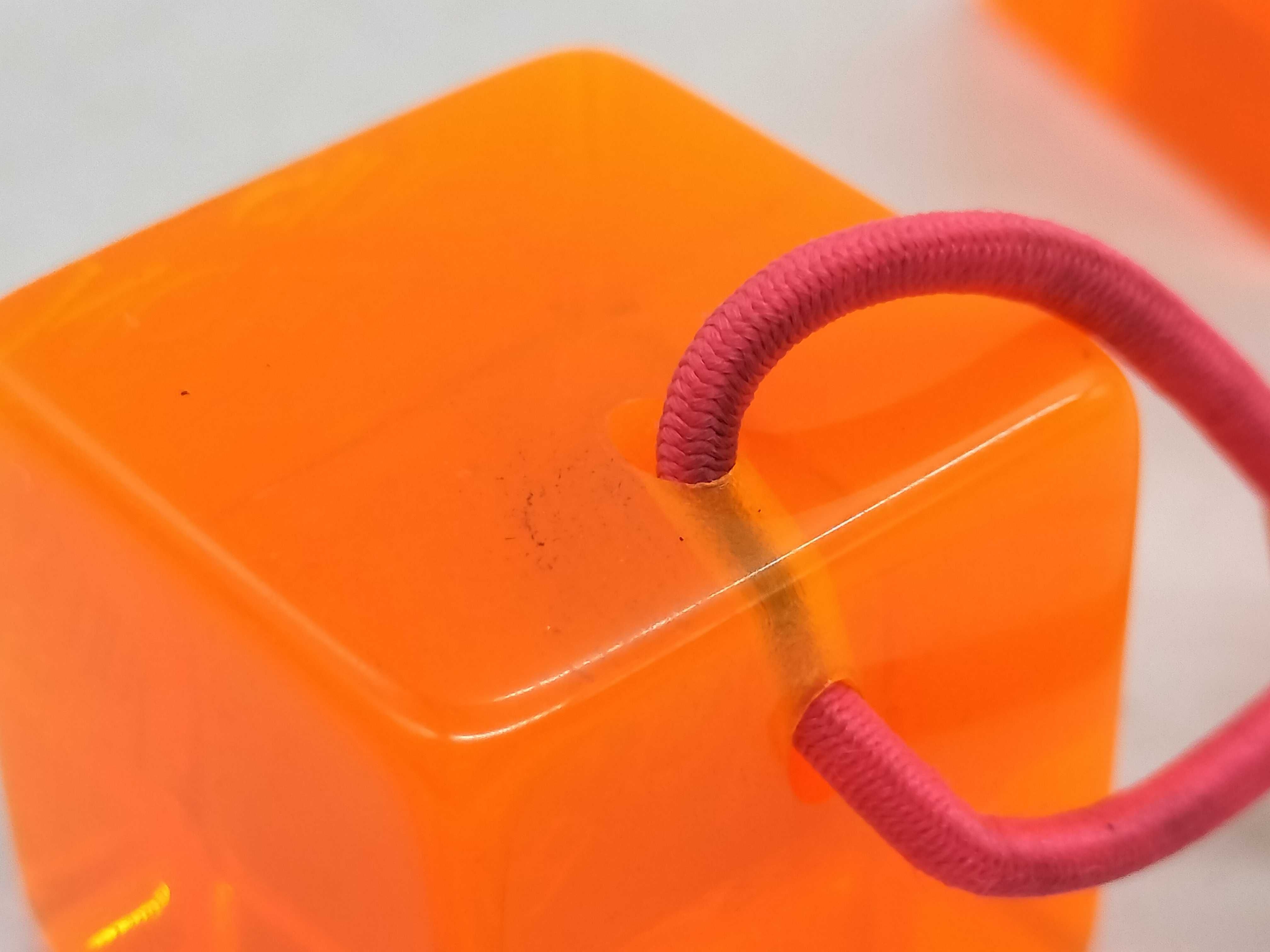 Cube Logo Orange Hair Tie Hair Accessory — view 8