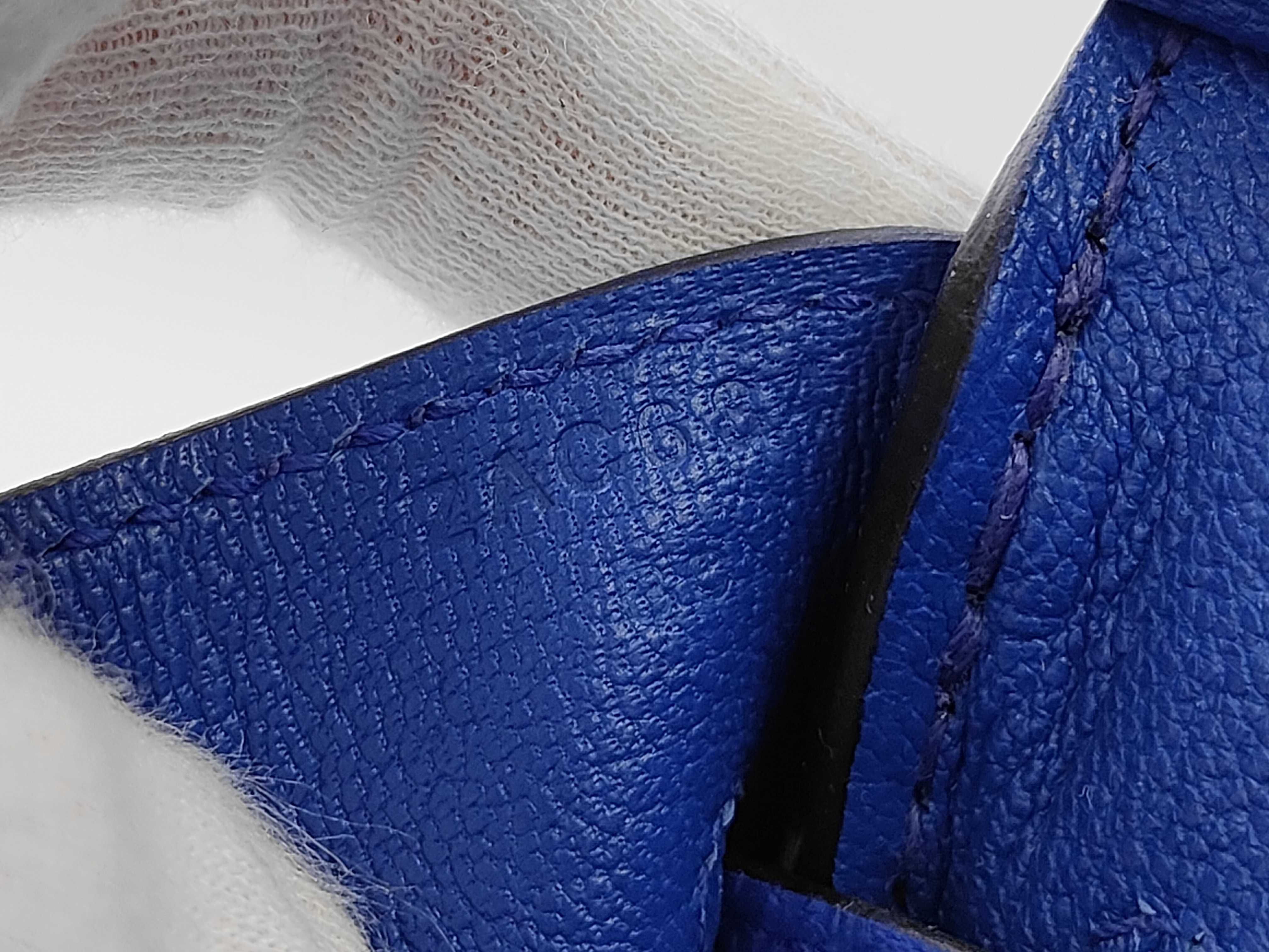 Birkin 30 Blue Royal Z stamp Gold hardware handbag — view 11