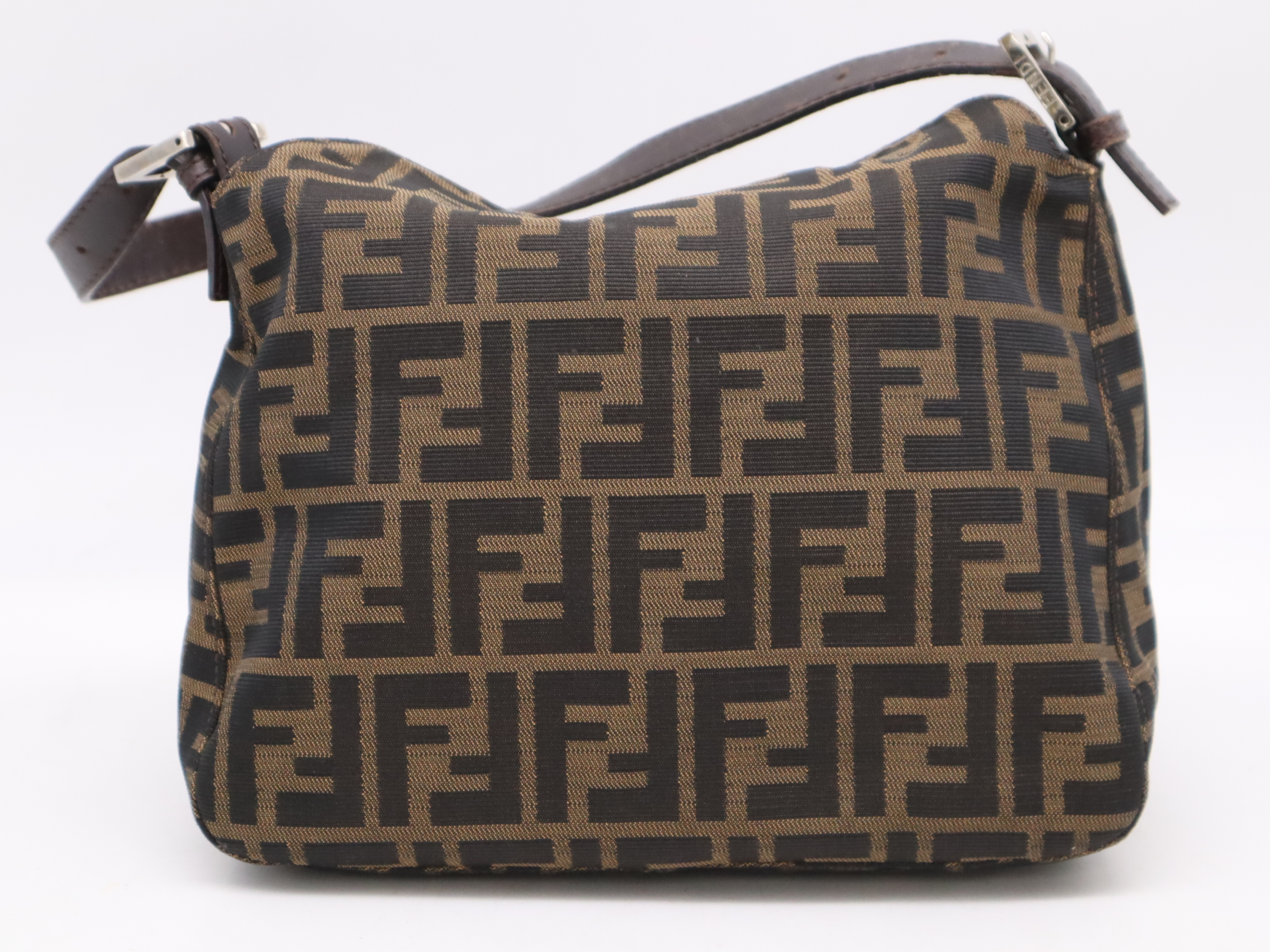 Canvas Zucca Handbag Brown SV Hardware Handbag — view 2
