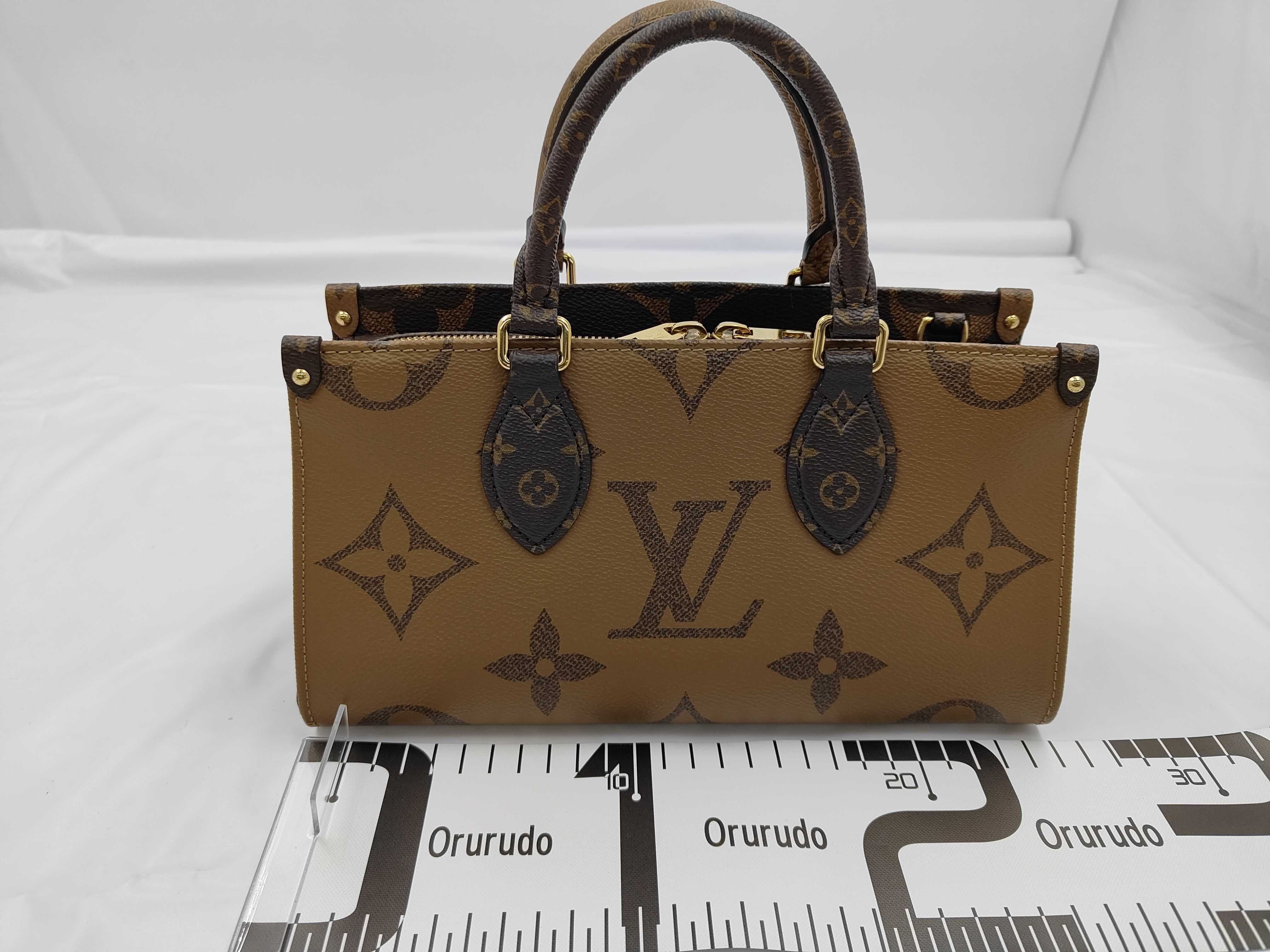 Monogram Giant Reverse OnTheGo EW Handbag M46653 RFID Shoulder Strap — view 2