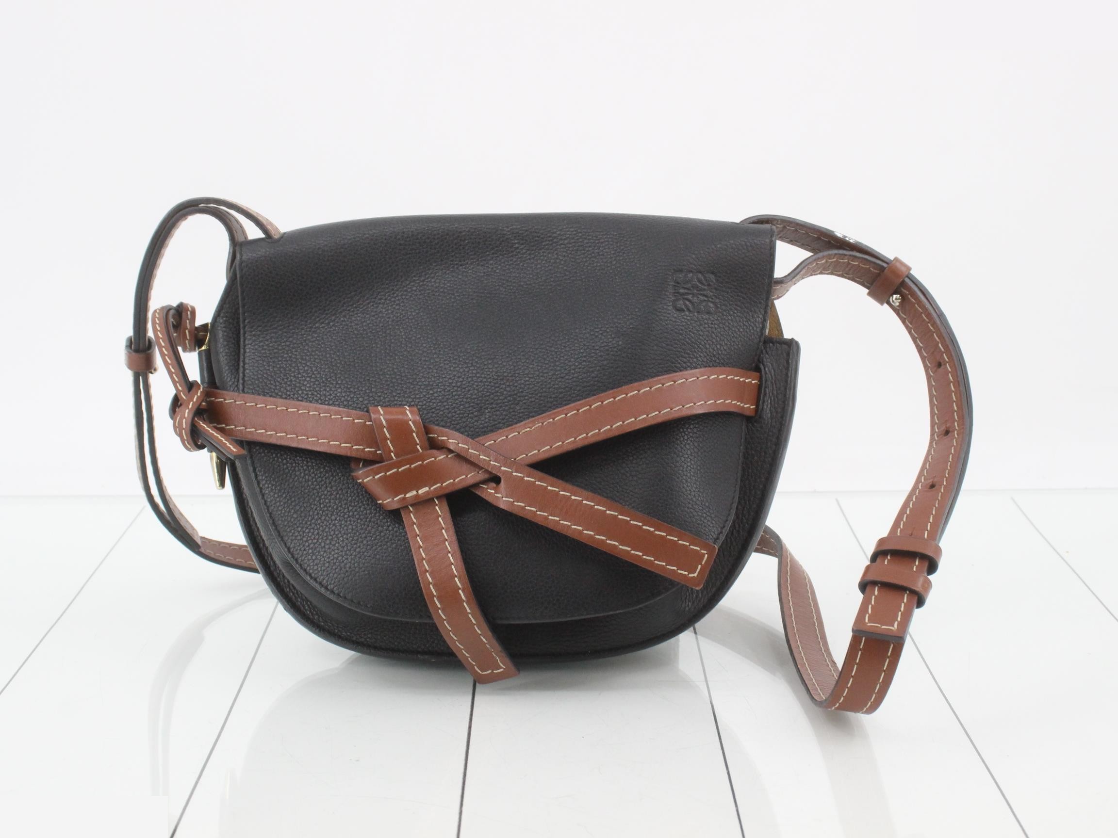 Gate Bag Leather Shoulder Bag, Two-Tone